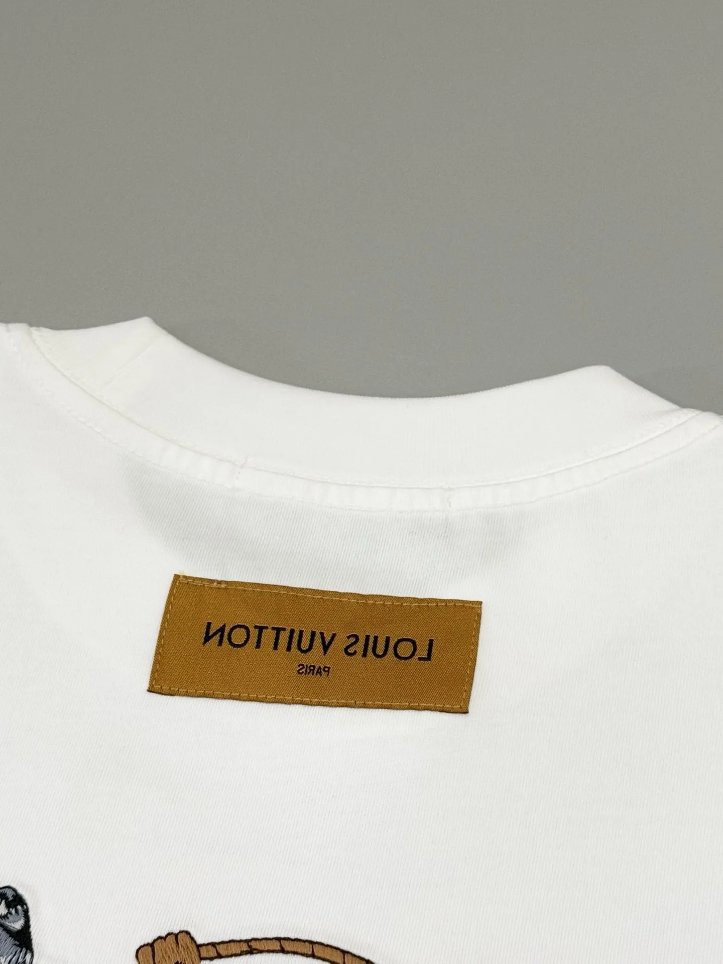 Cowboy Embroidered Cotton T-Shirt D14513055 — view 6