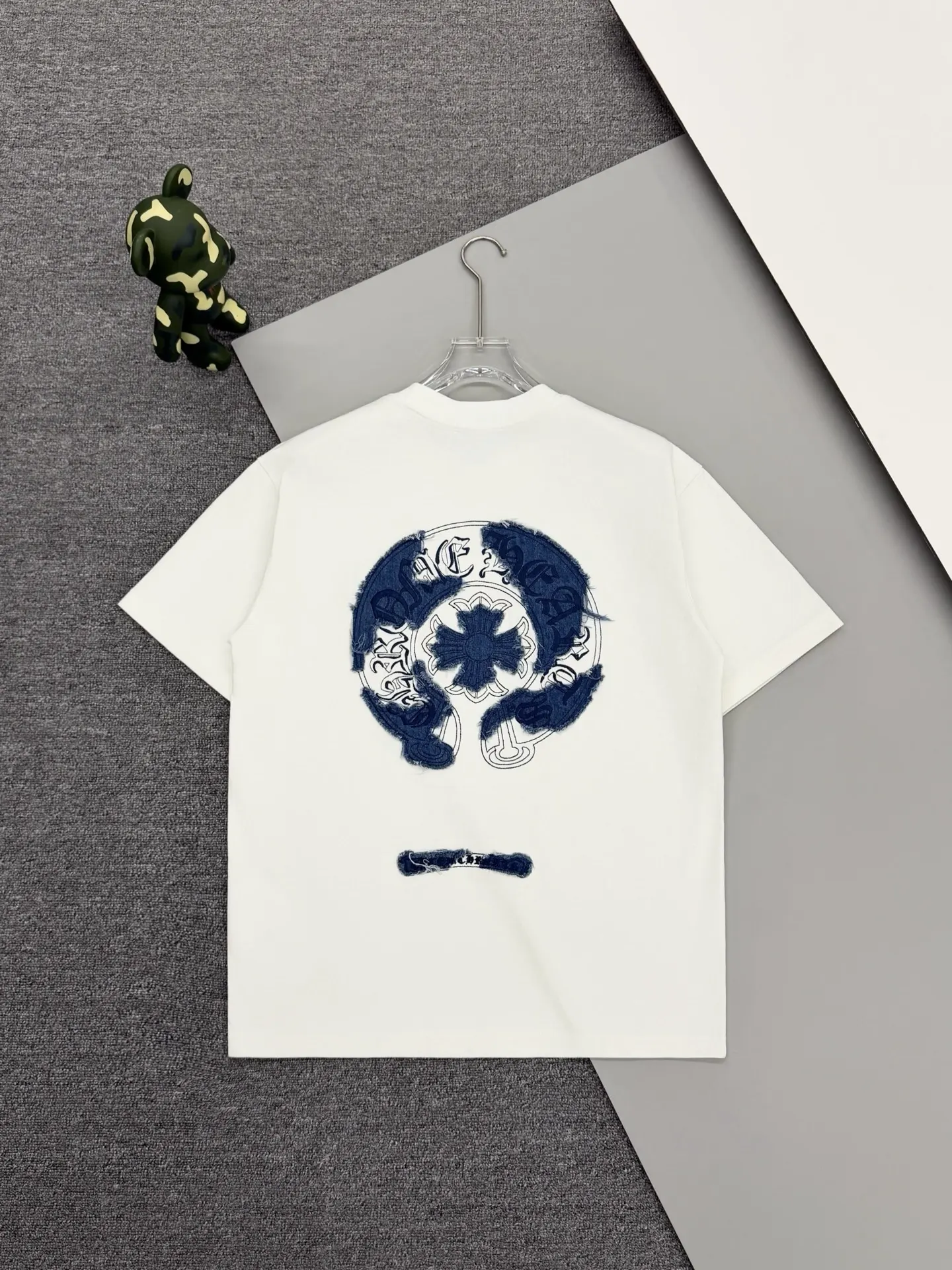 Embroidered Horseshoe Logo Cotton T-Shirt D15013242 — view 2