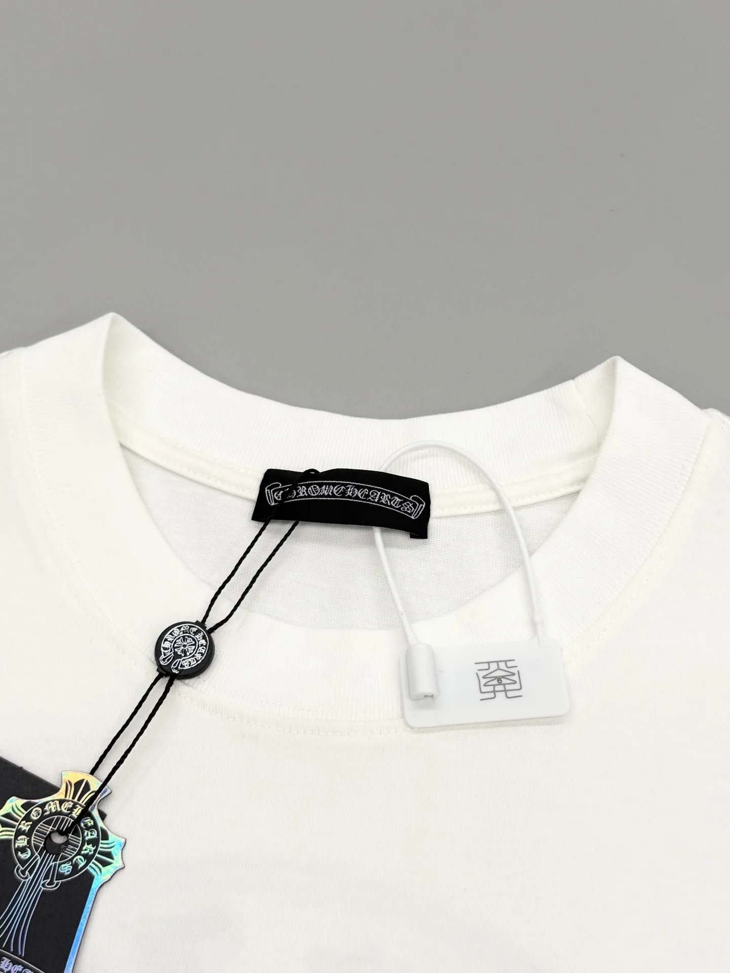 Embroidered Horseshoe Logo Cotton T-Shirt D15013242 — view 3