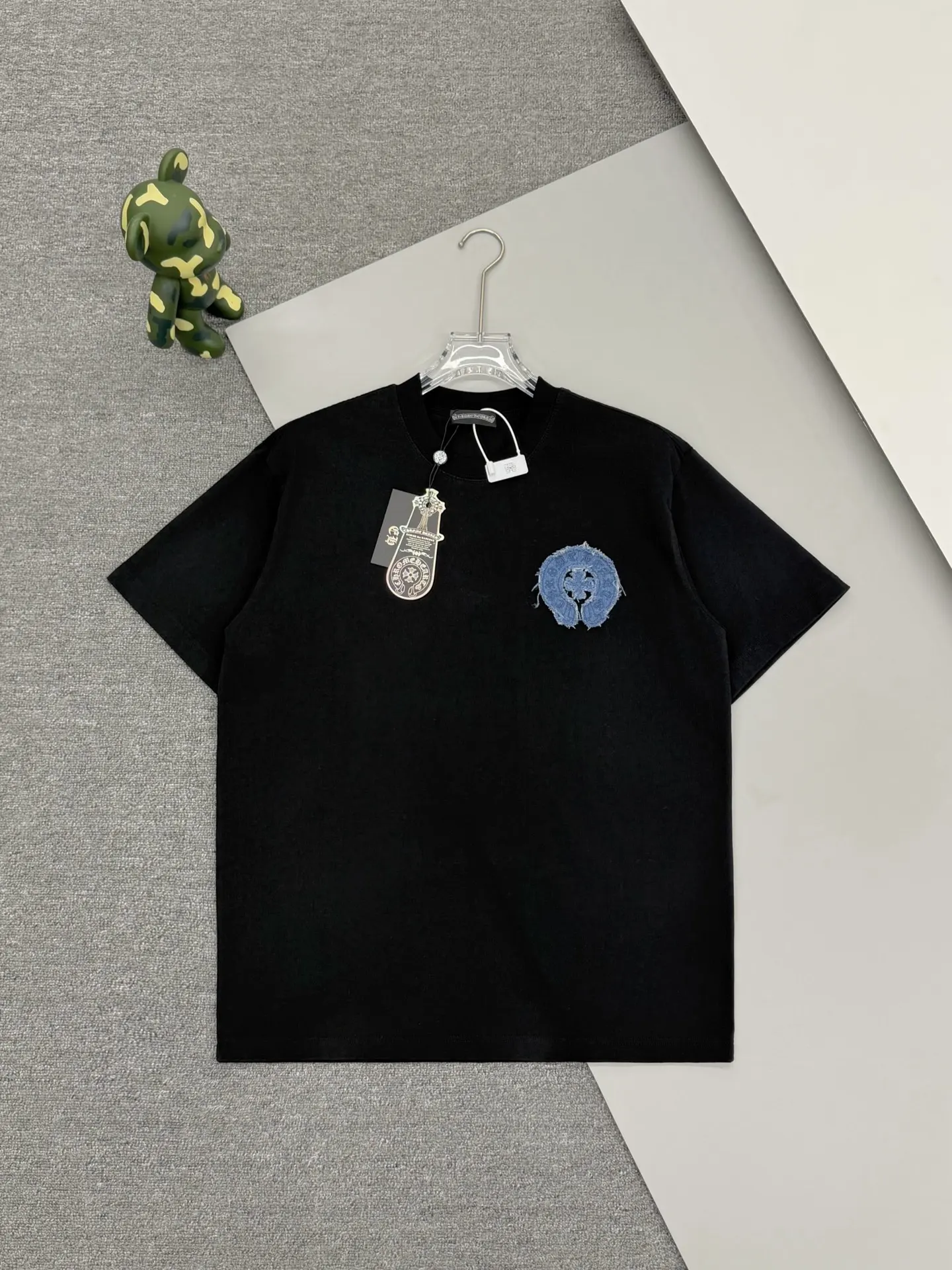 Embroidered Horseshoe Logo Cotton T-Shirt D15013243