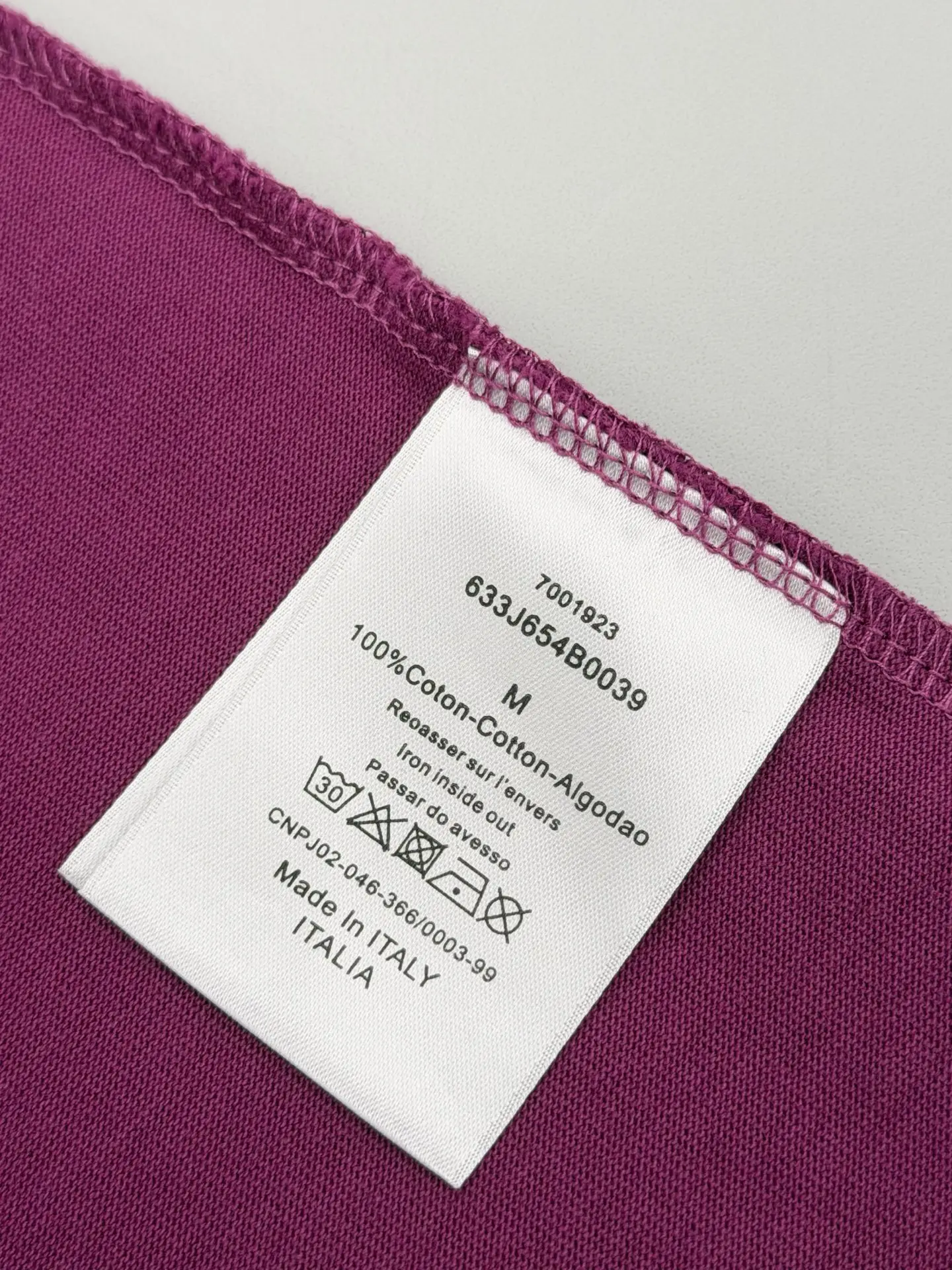 Beaded Logo Embroidery Cotton T-Shirt D15013241 — view 8