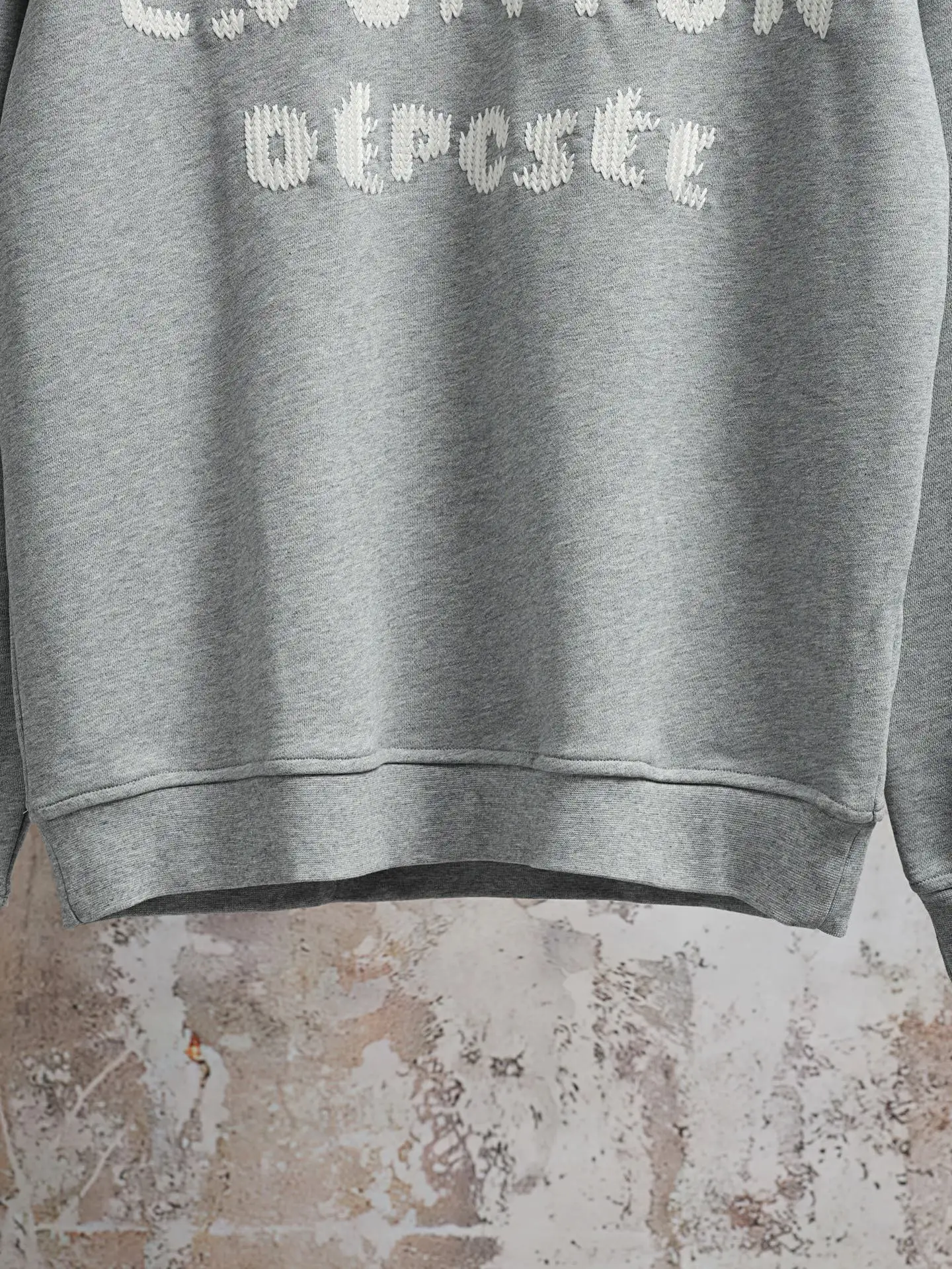 Embroidered Logo Terry Sweatshirt D22020619 — view 7