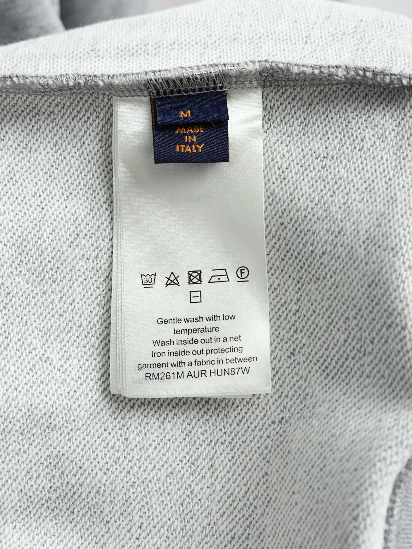 Embroidered Logo Terry Sweatshirt D22020619 — view 9