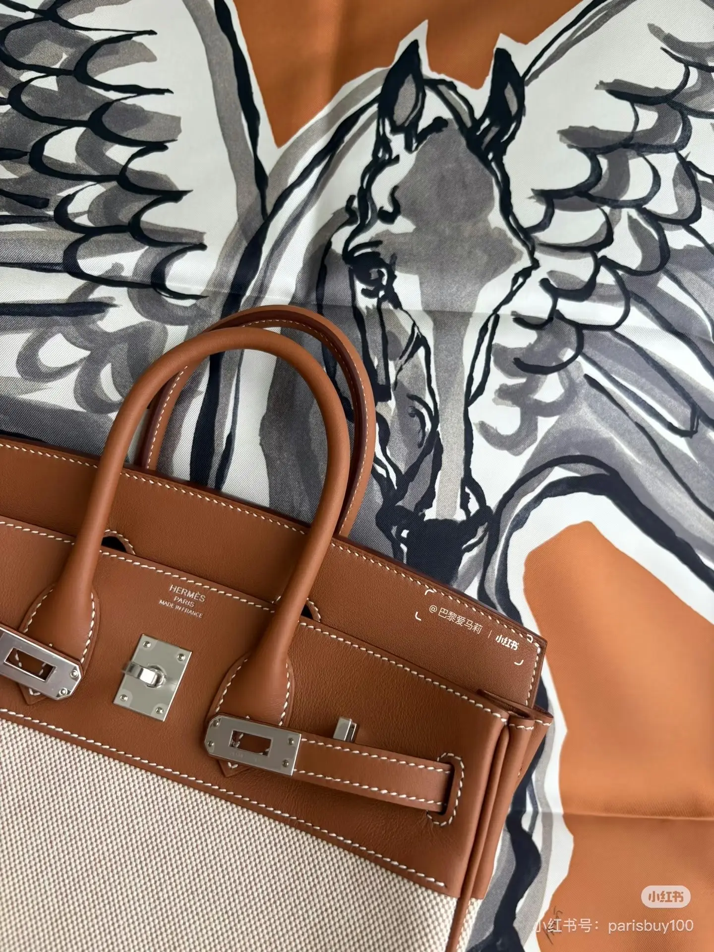 Birkin Canvas & Leather Top-Handle Bag D59017775 — view 5