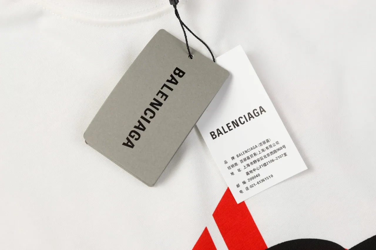 Tape Logo Shadow Print T-Shirt D11518650 — view 5