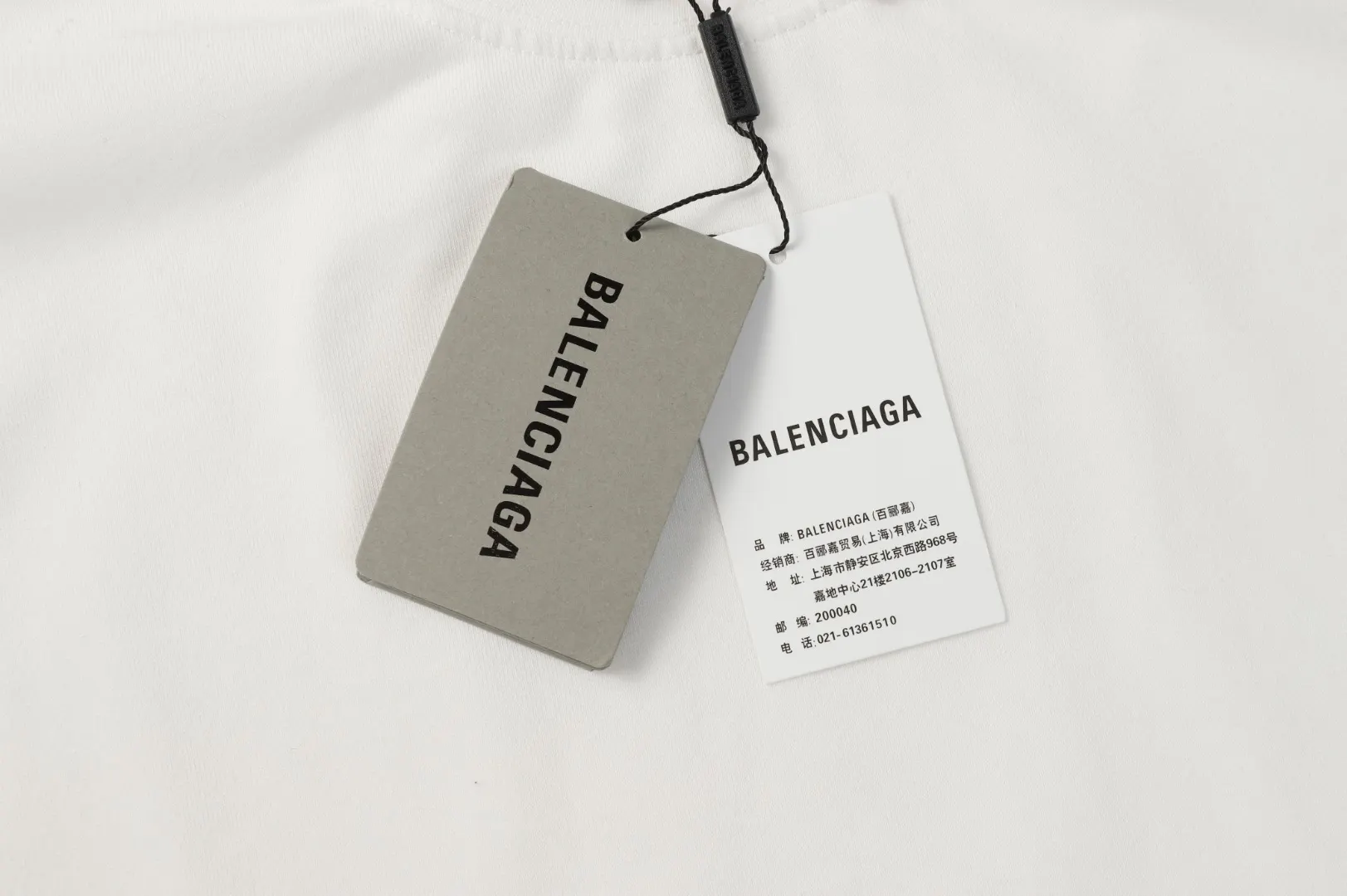 Pierced Oversized Cotton T-Shirt D11518642 — view 6
