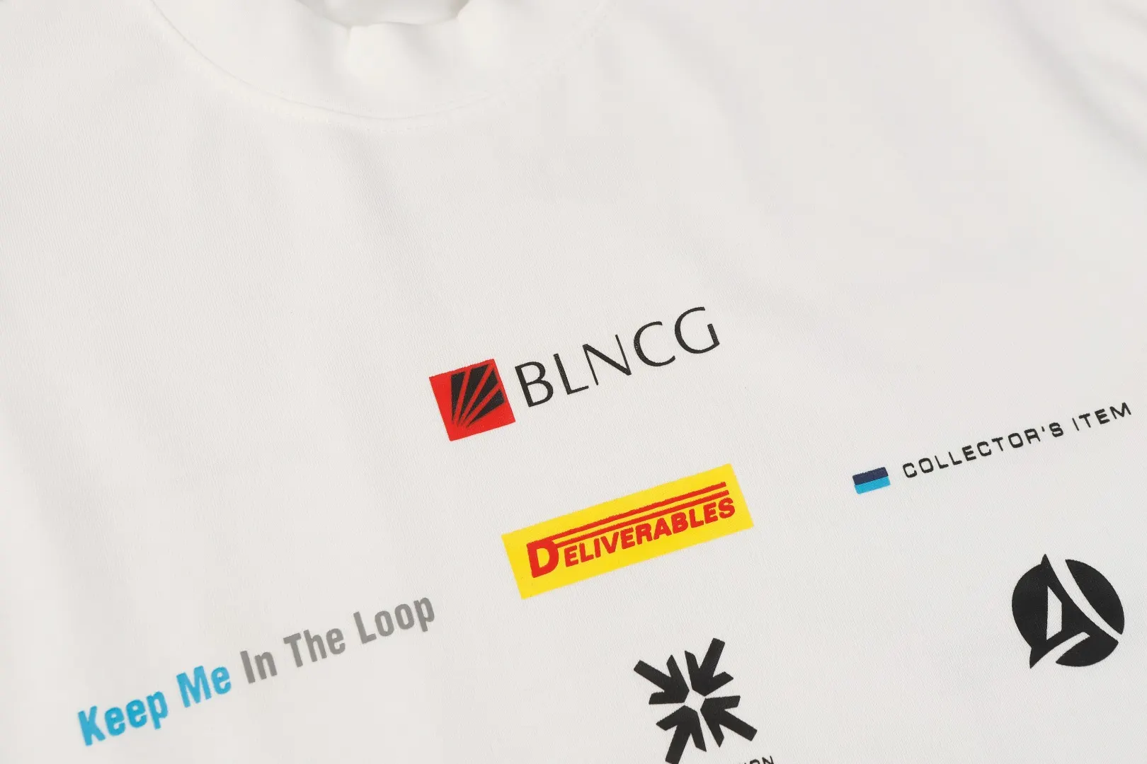 Multi-Logo Graphic Print Oversized T-Shirt D11518657 — view 8