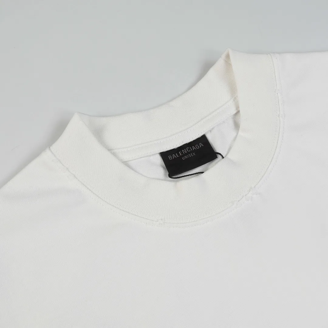 Distressed Logo Print Cotton T-Shirt D11518665 — view 5
