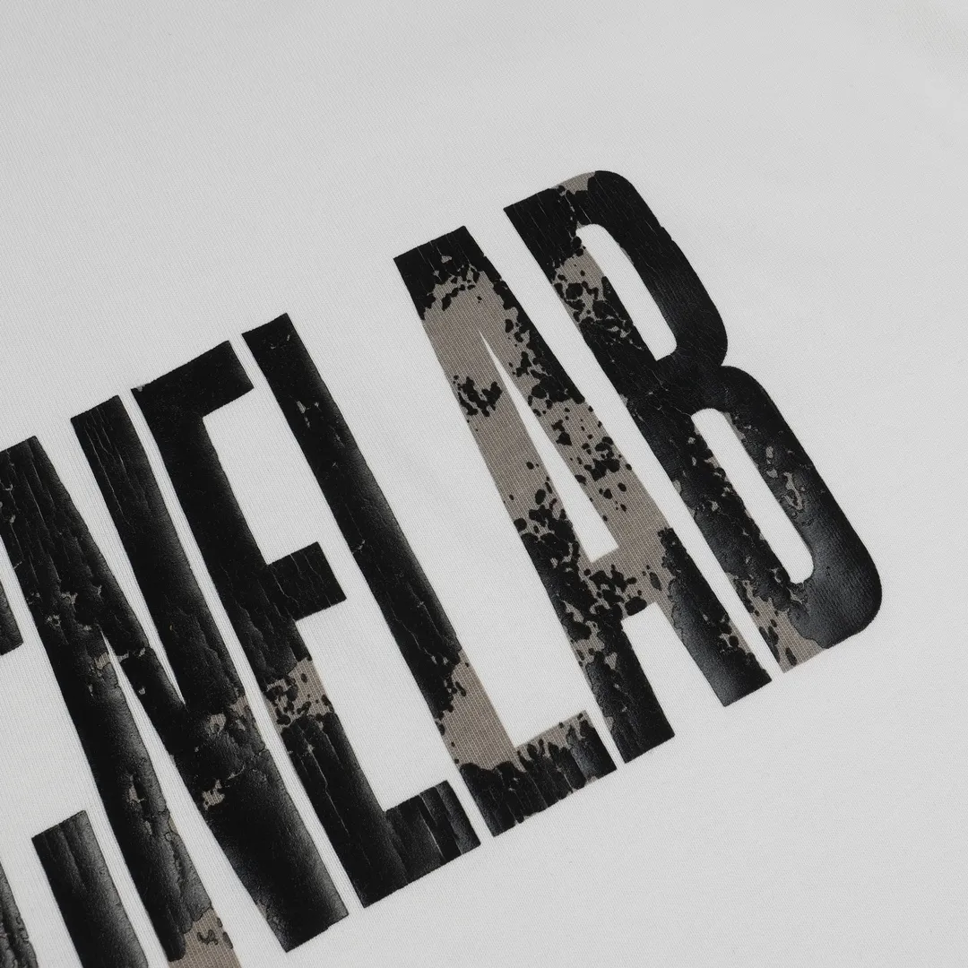 Distressed Logo Print Cotton T-Shirt D11518665 — view 6