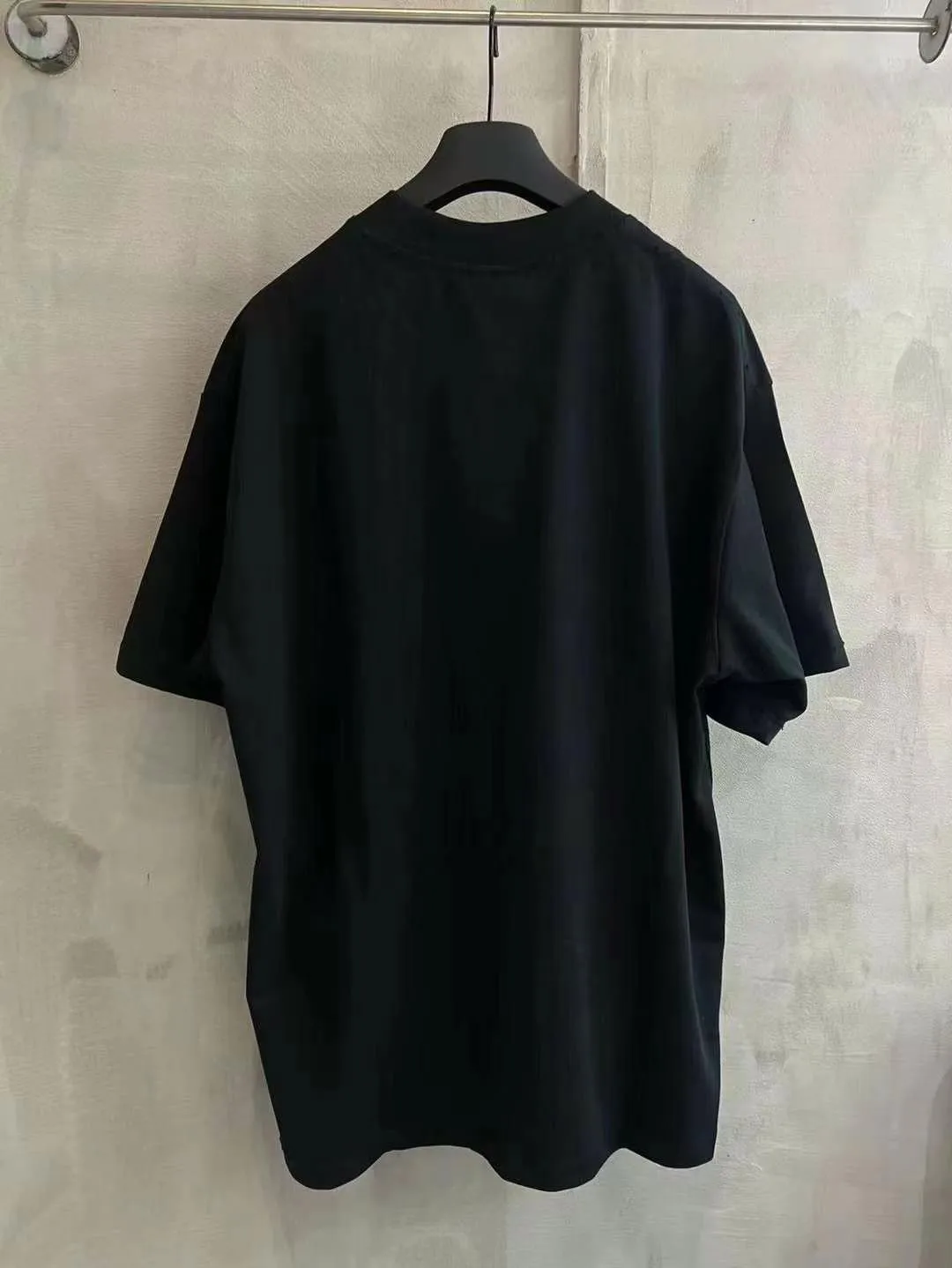 Distressed Logo Print Oversized T-Shirt D16018669 — view 2