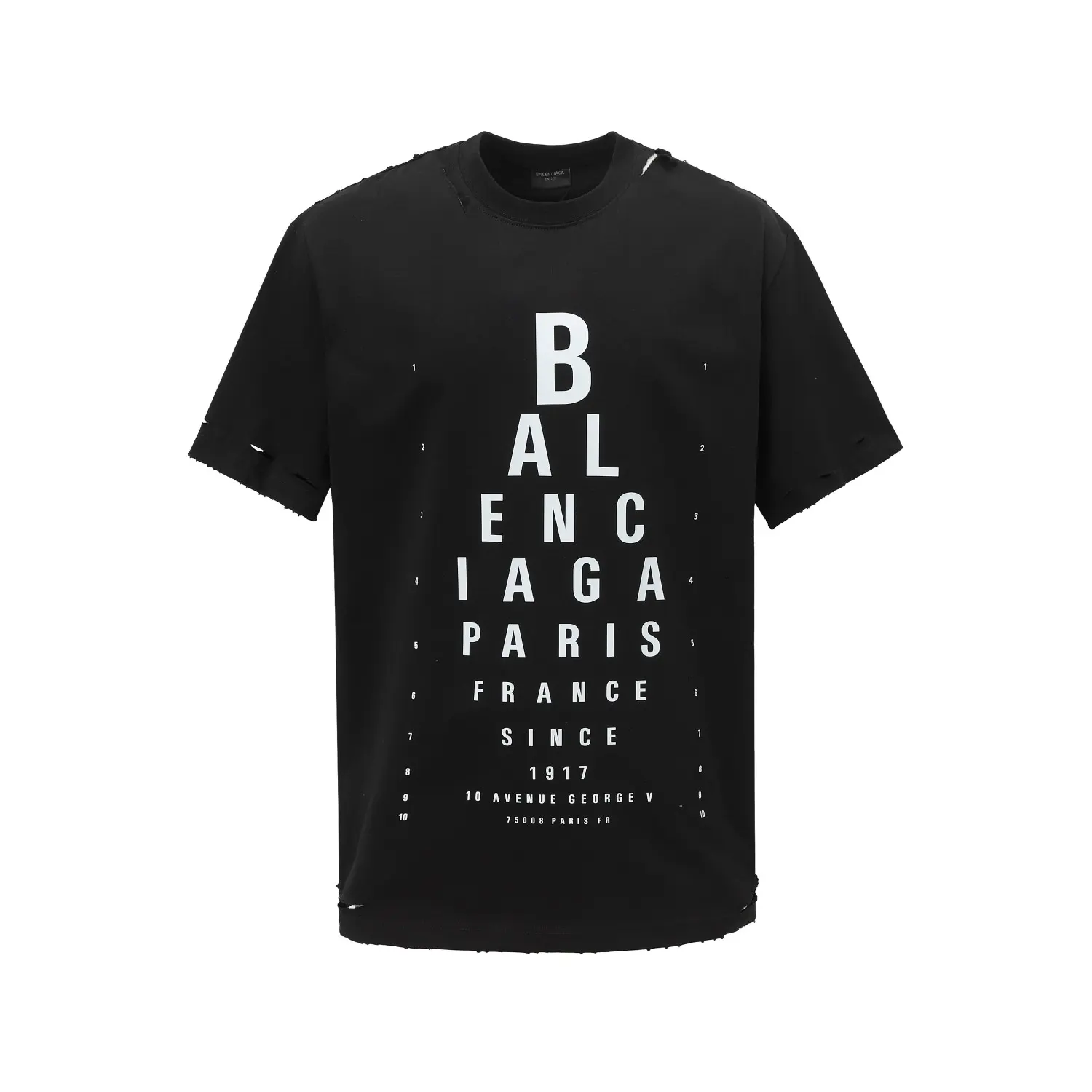 Distressed Eye Chart Logo T-Shirt D11518653