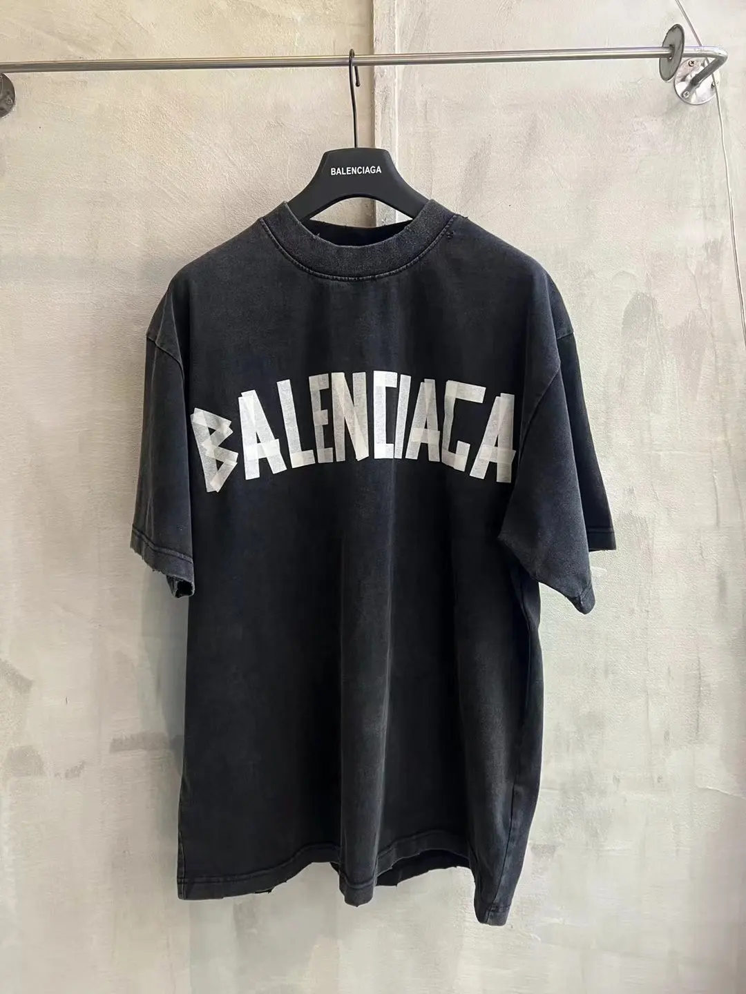 Logo Print Washed Cotton T-Shirt D11518661