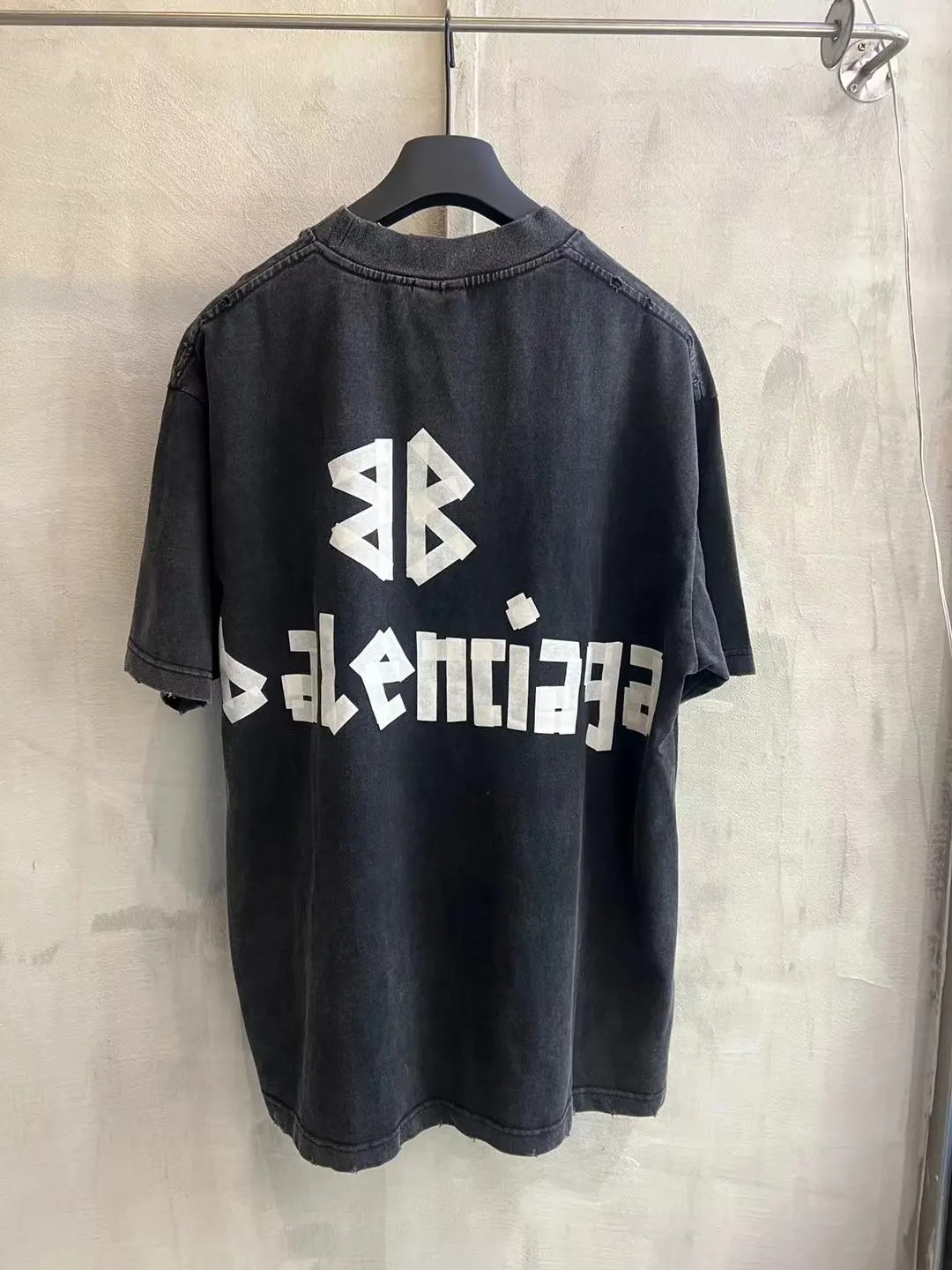 Logo Print Washed Cotton T-Shirt D11518661 — view 2