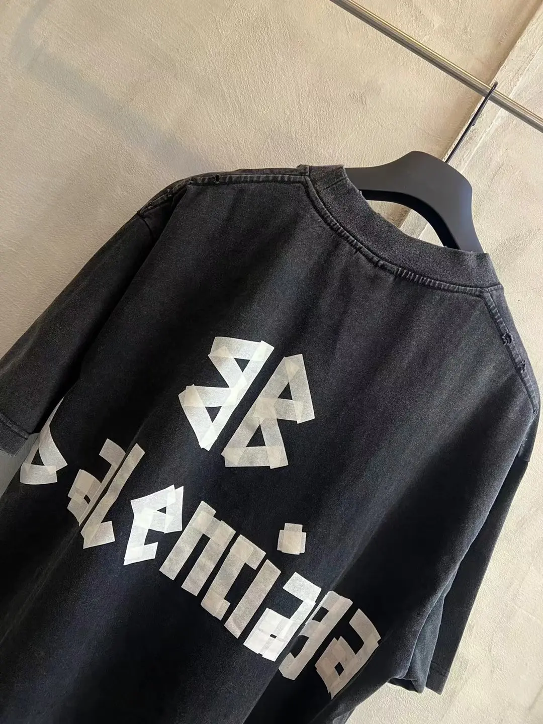 Logo Print Washed Cotton T-Shirt D11518661 — view 6