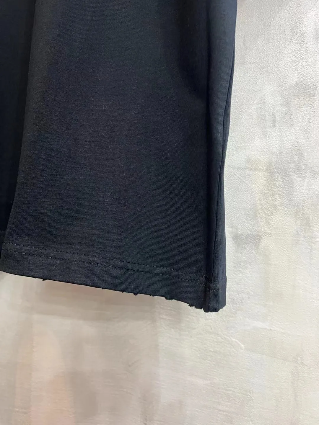 Distressed Tape-Effect Oversized T-Shirt D8520577 — view 5