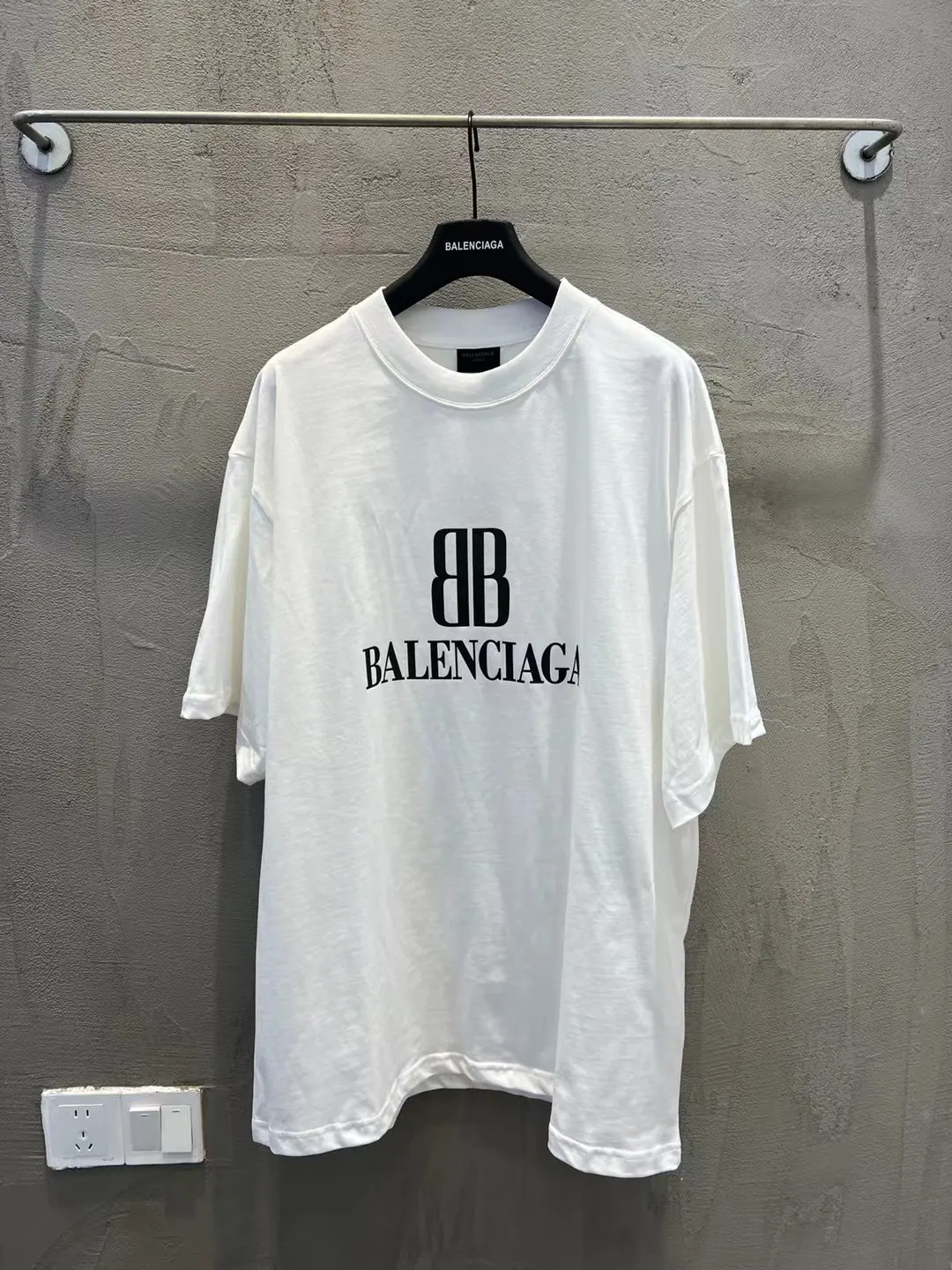 BB Logo Reflective Oversized T-Shirt D8520576
