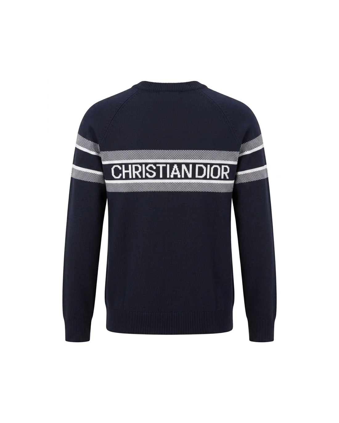 Striped Logo Jacquard Crew-Neck Sweater D20022087 — view 2