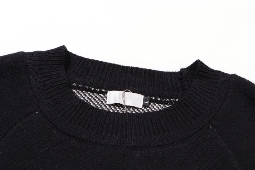 Striped Logo Jacquard Crew-Neck Sweater D20022087 — view 3