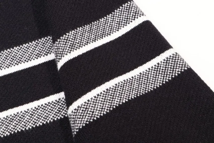 Striped Logo Jacquard Crew-Neck Sweater D20022087 — view 6
