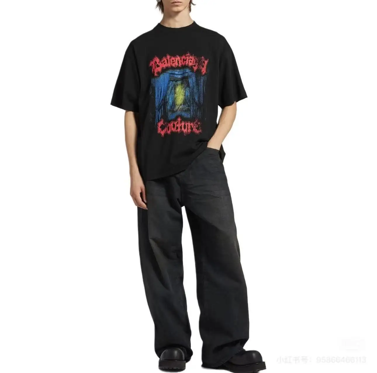 Couture Theater Graphic Print T-Shirt D15518764