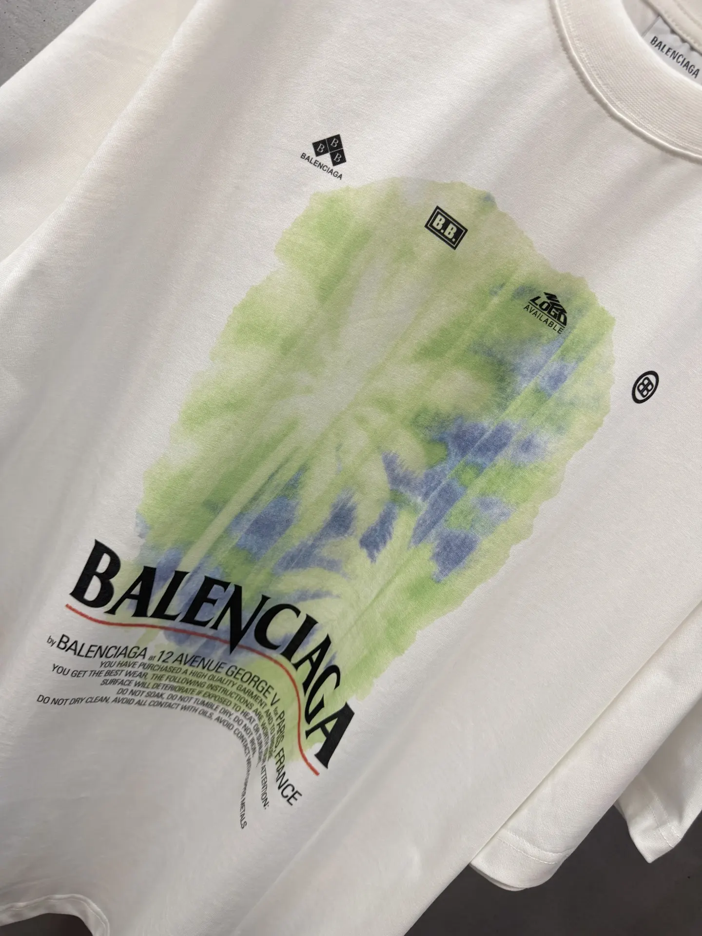 Palm Tree Graphic Print Oversized T-Shirt D15518687 — view 5