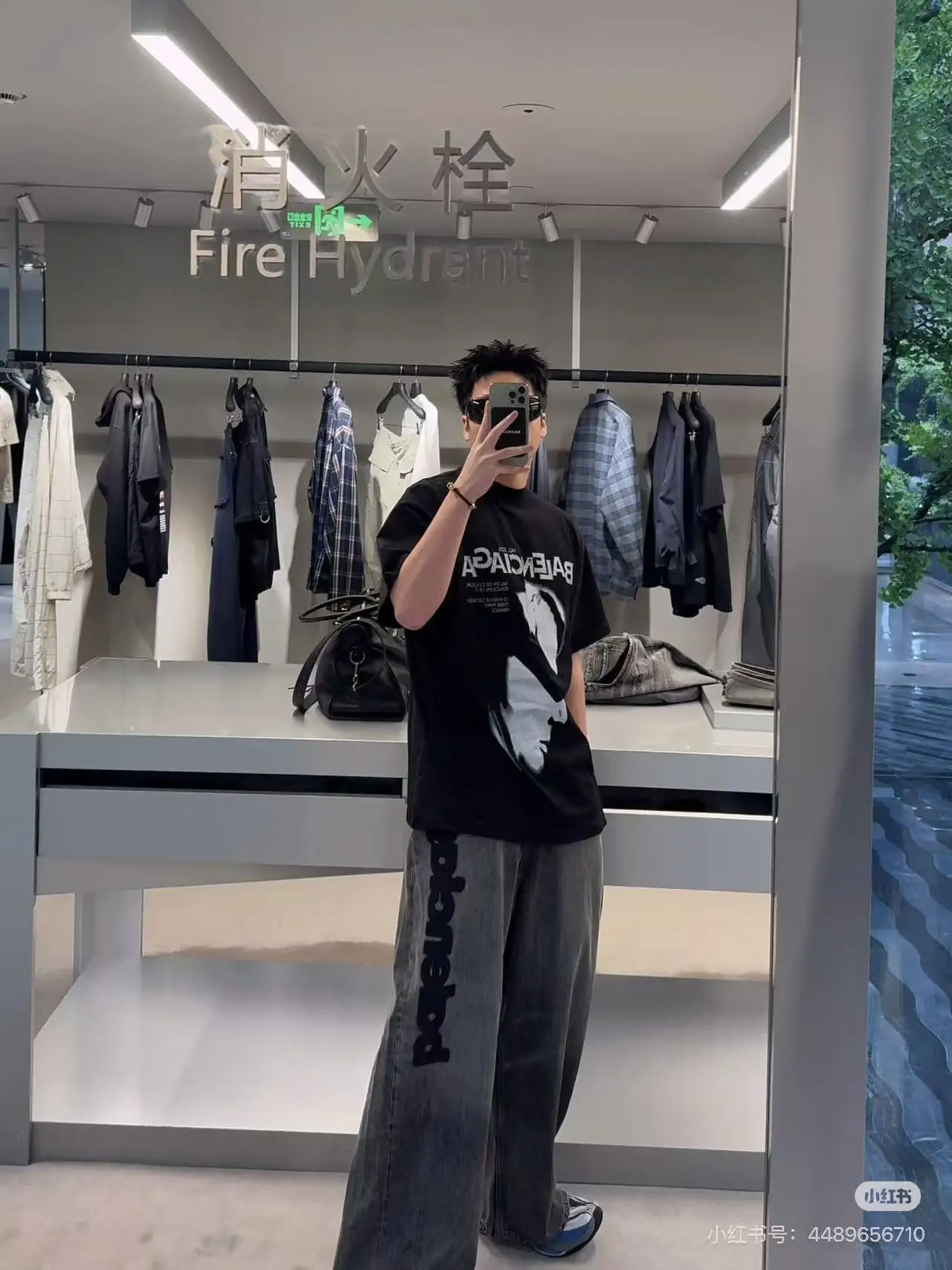 Graphic Print Oversized T-Shirt D15518715 — view 6