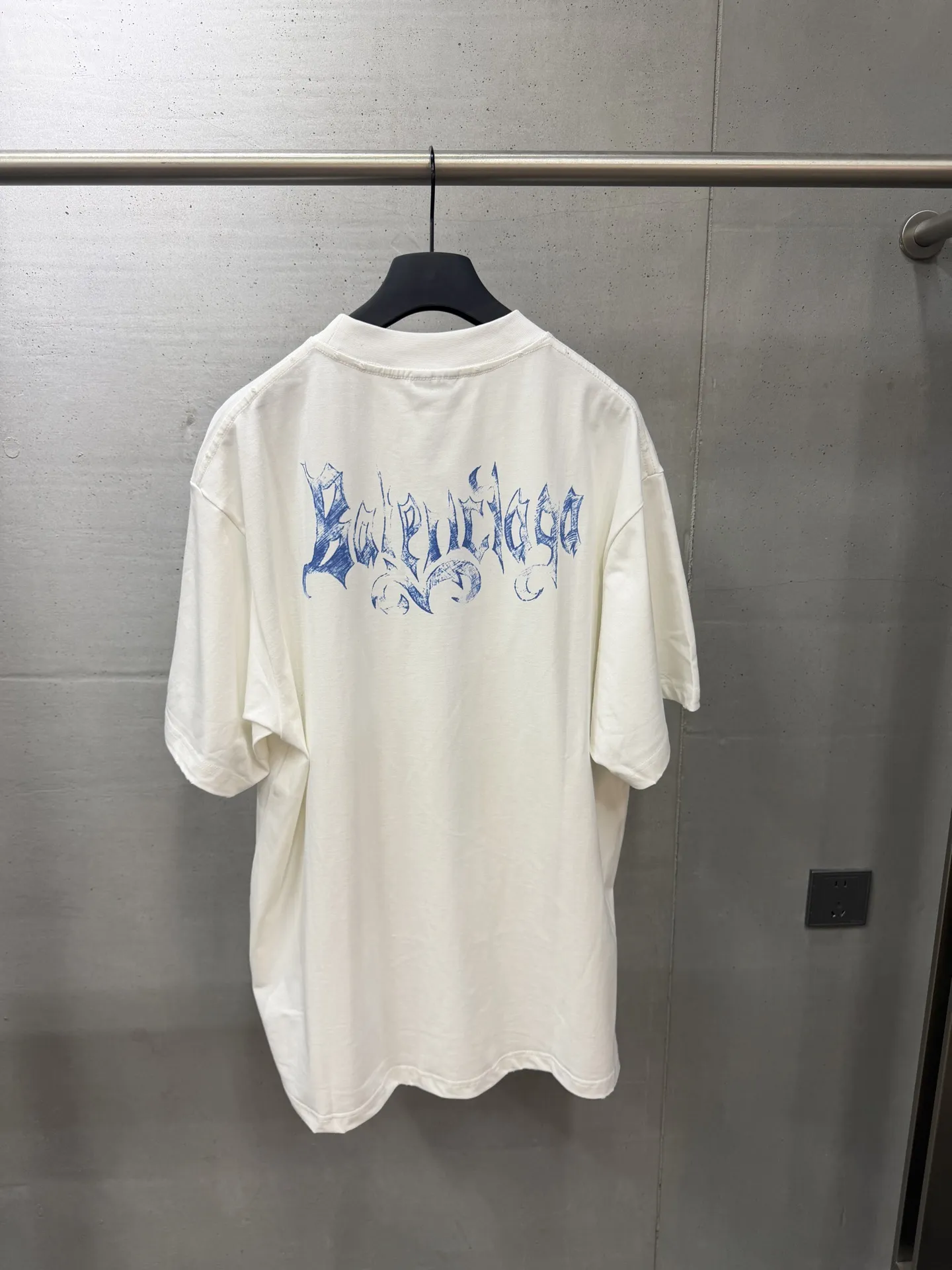 Sanskrit Logo Print Oversized T-Shirt D15518712 — view 2