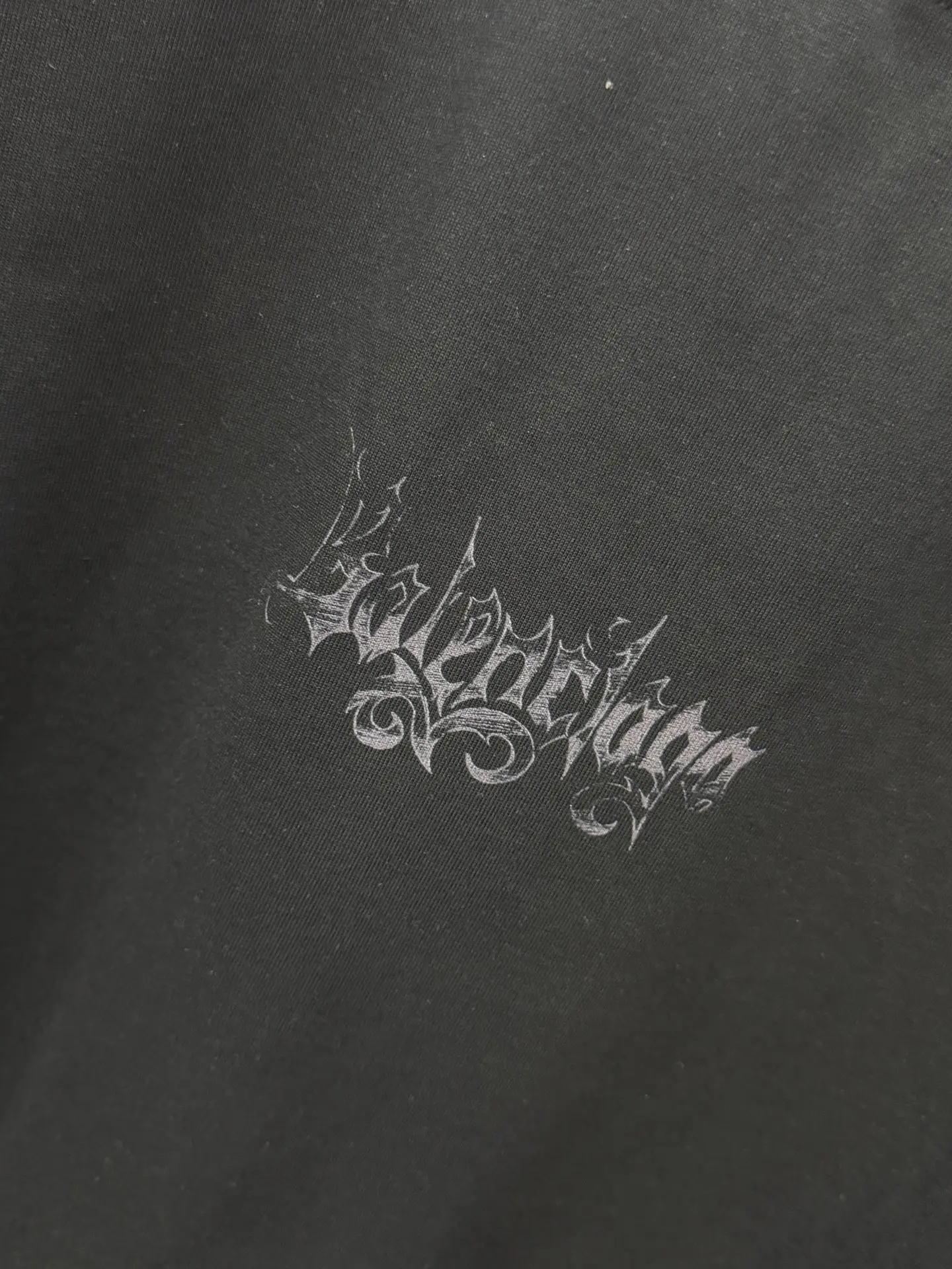 Gothic Logo Print Oversized T-Shirt D15518711 — view 5