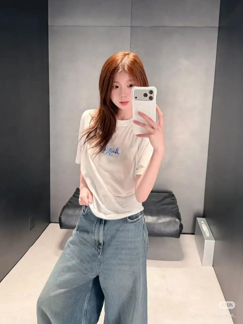 Gothic Logo Print Oversized T-Shirt D15518710 — view 5