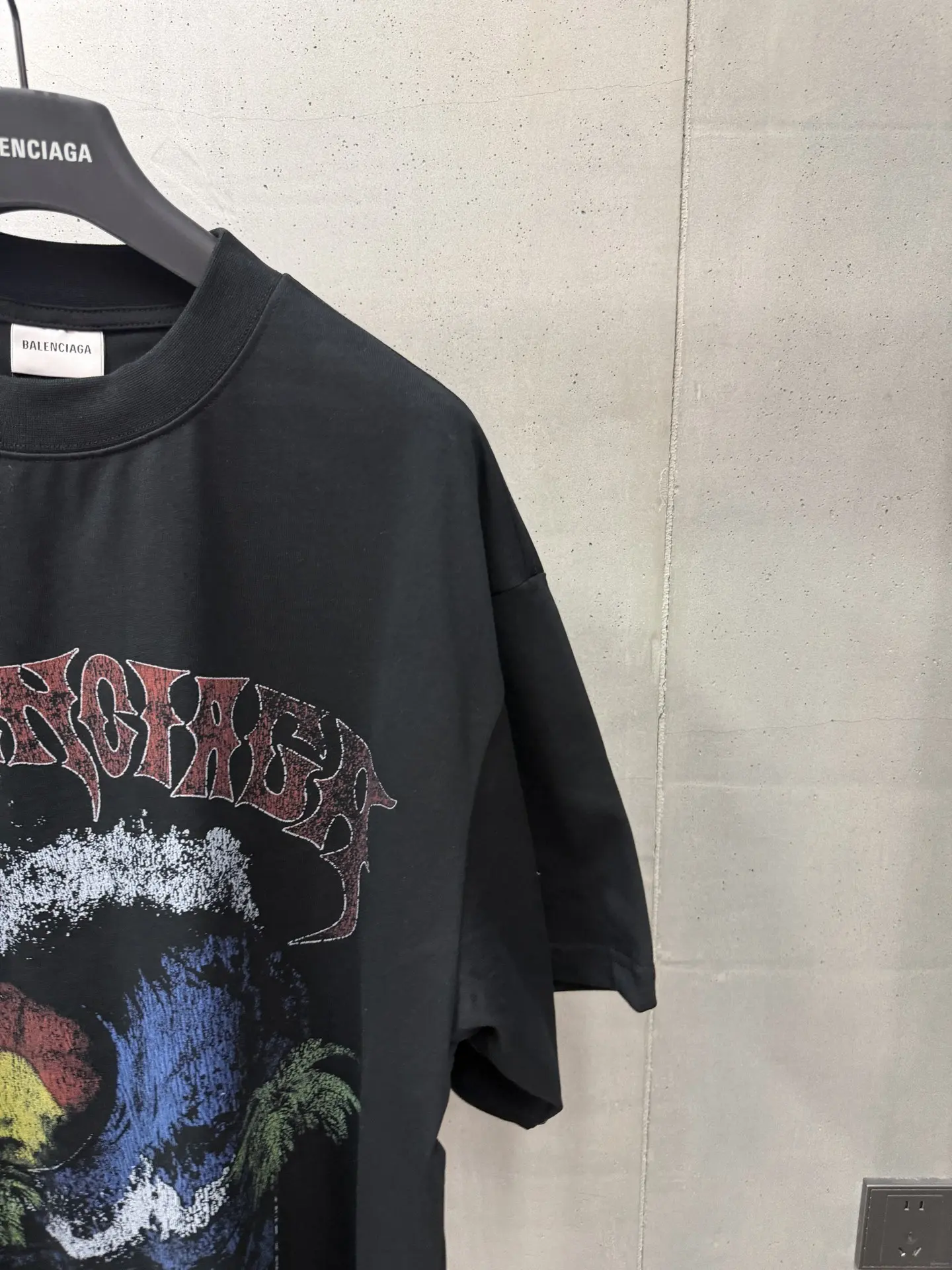 Sunset Wave Graphic Oversized T-Shirt D15518714 — view 4