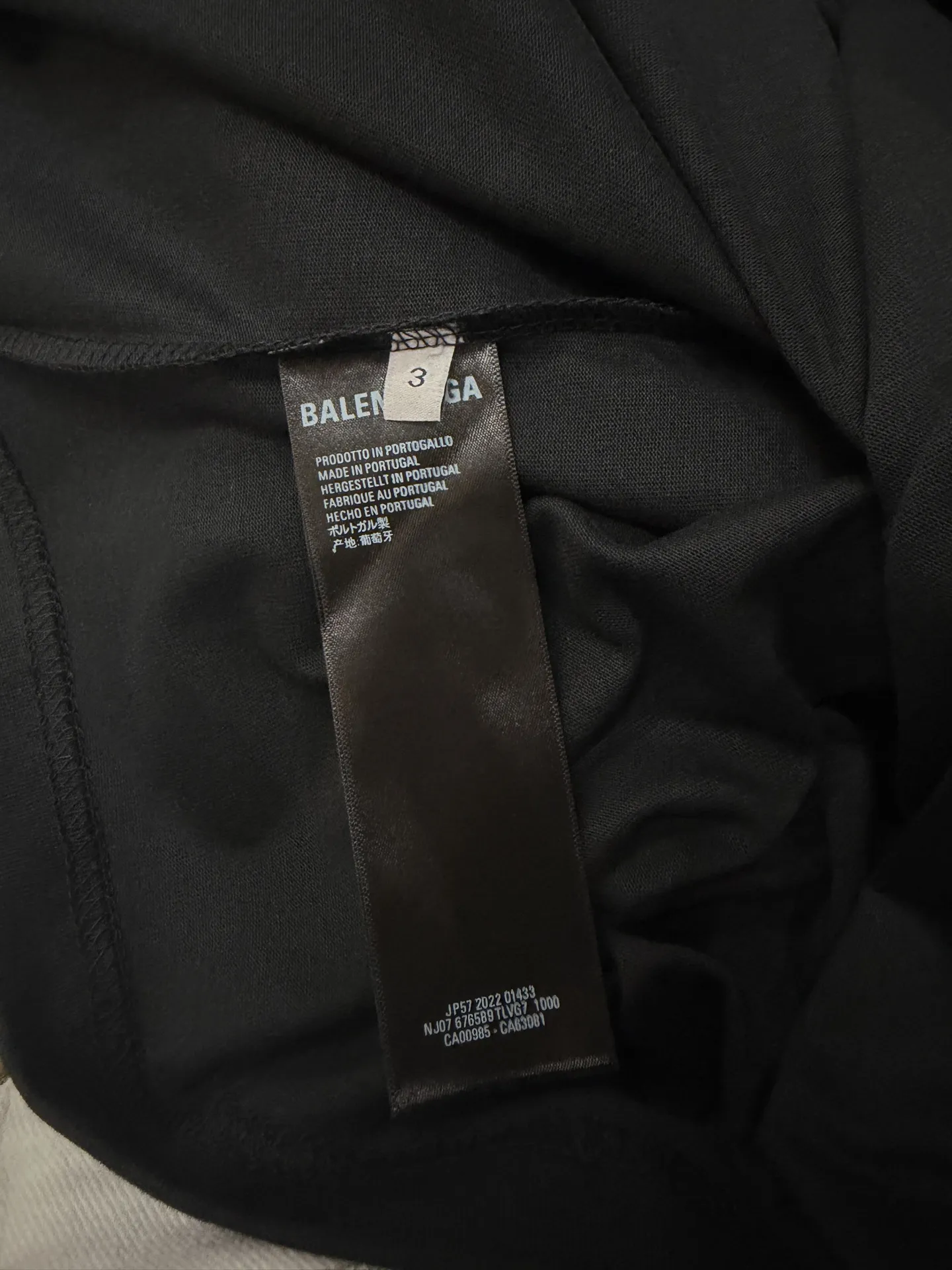 Reflective Micro Logo Oversized T-Shirt D14518672 — view 8