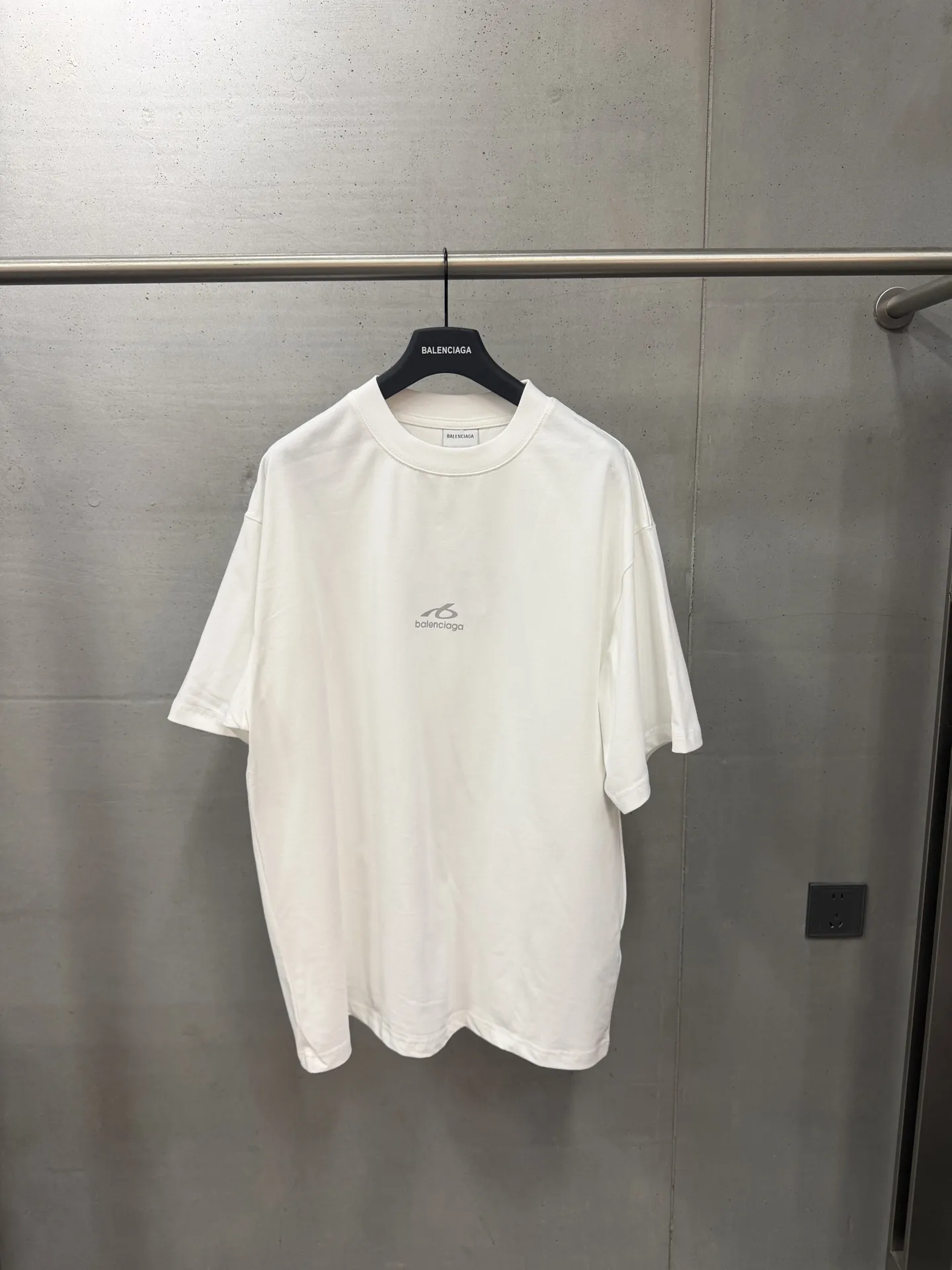 Reflective Micro Logo Oversized T-Shirt D14518671