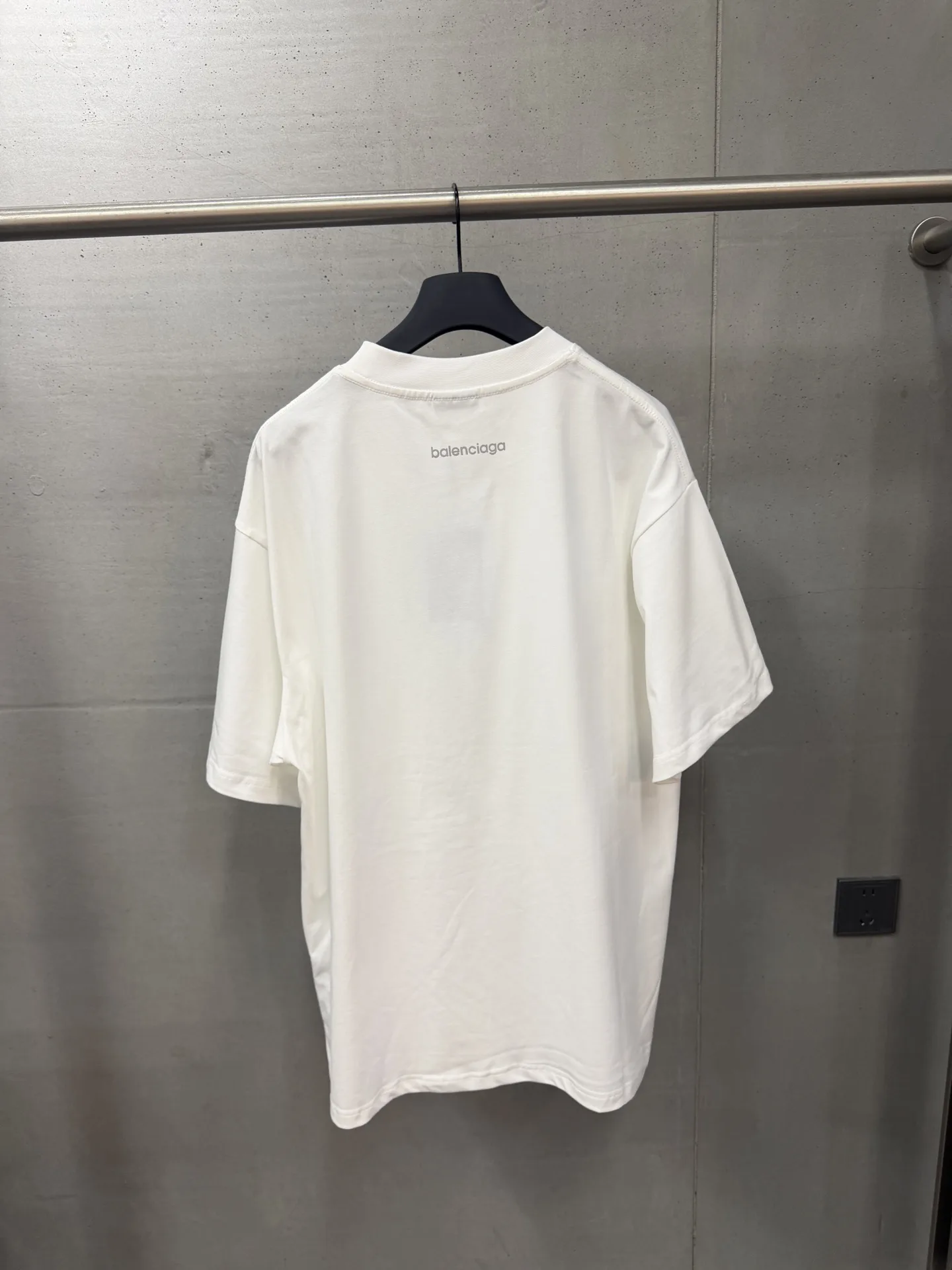 Reflective Micro Logo Oversized T-Shirt D14518671 — view 2