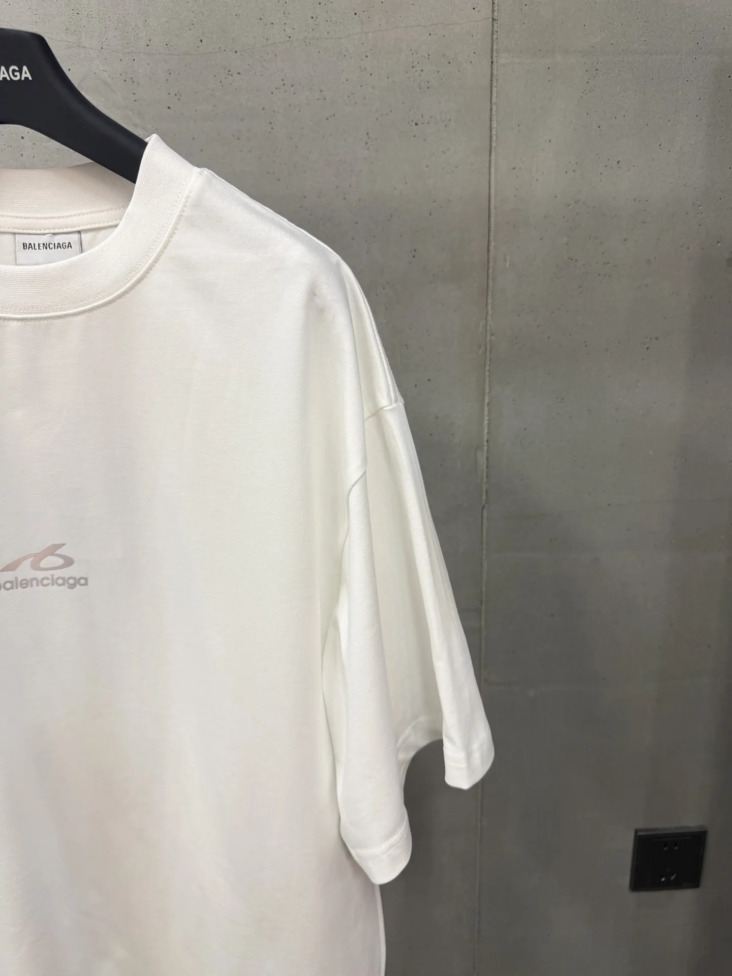 Reflective Micro Logo Oversized T-Shirt D14518671 — view 5