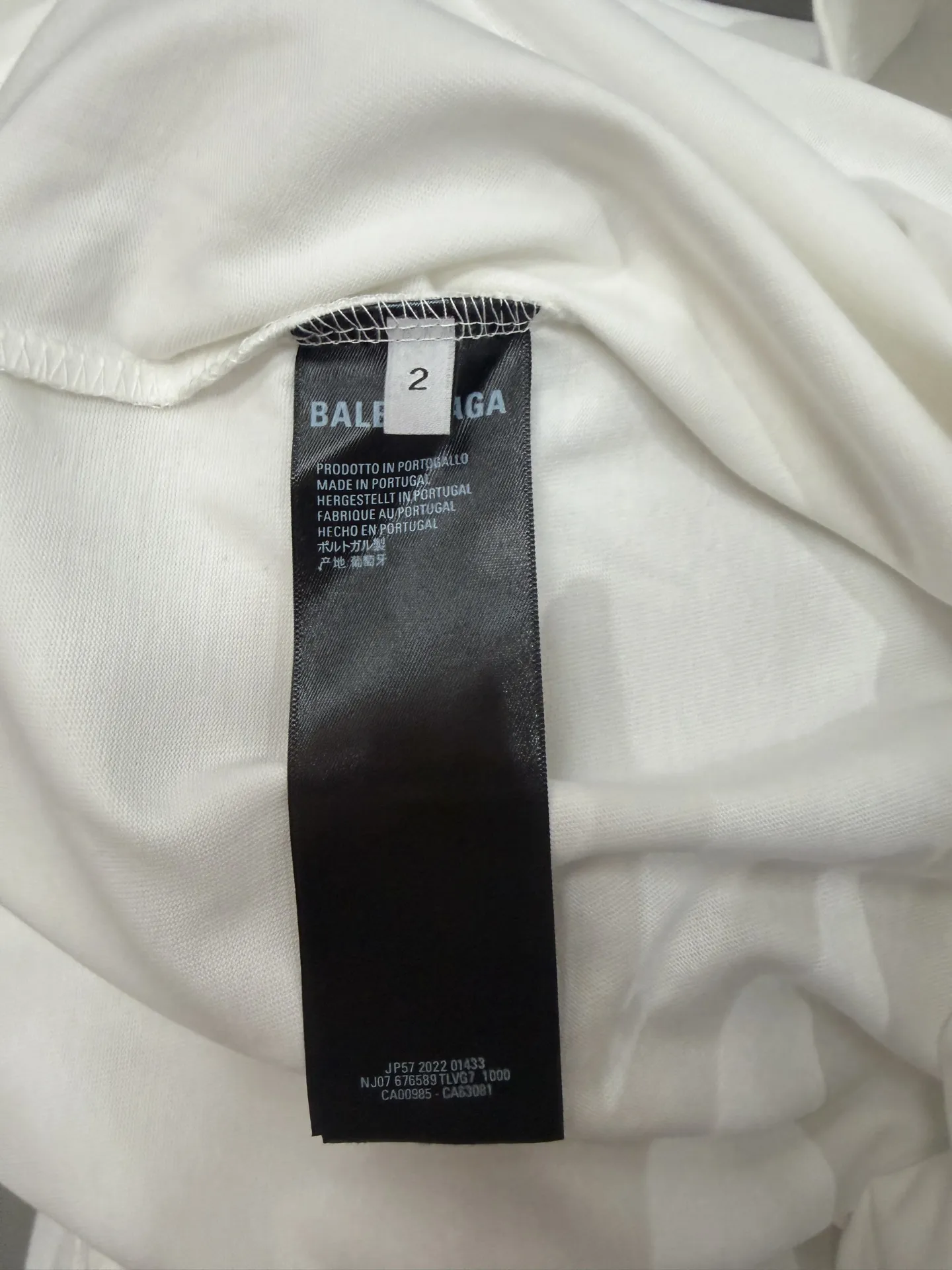 Reflective Micro Logo Oversized T-Shirt D14518671 — view 8