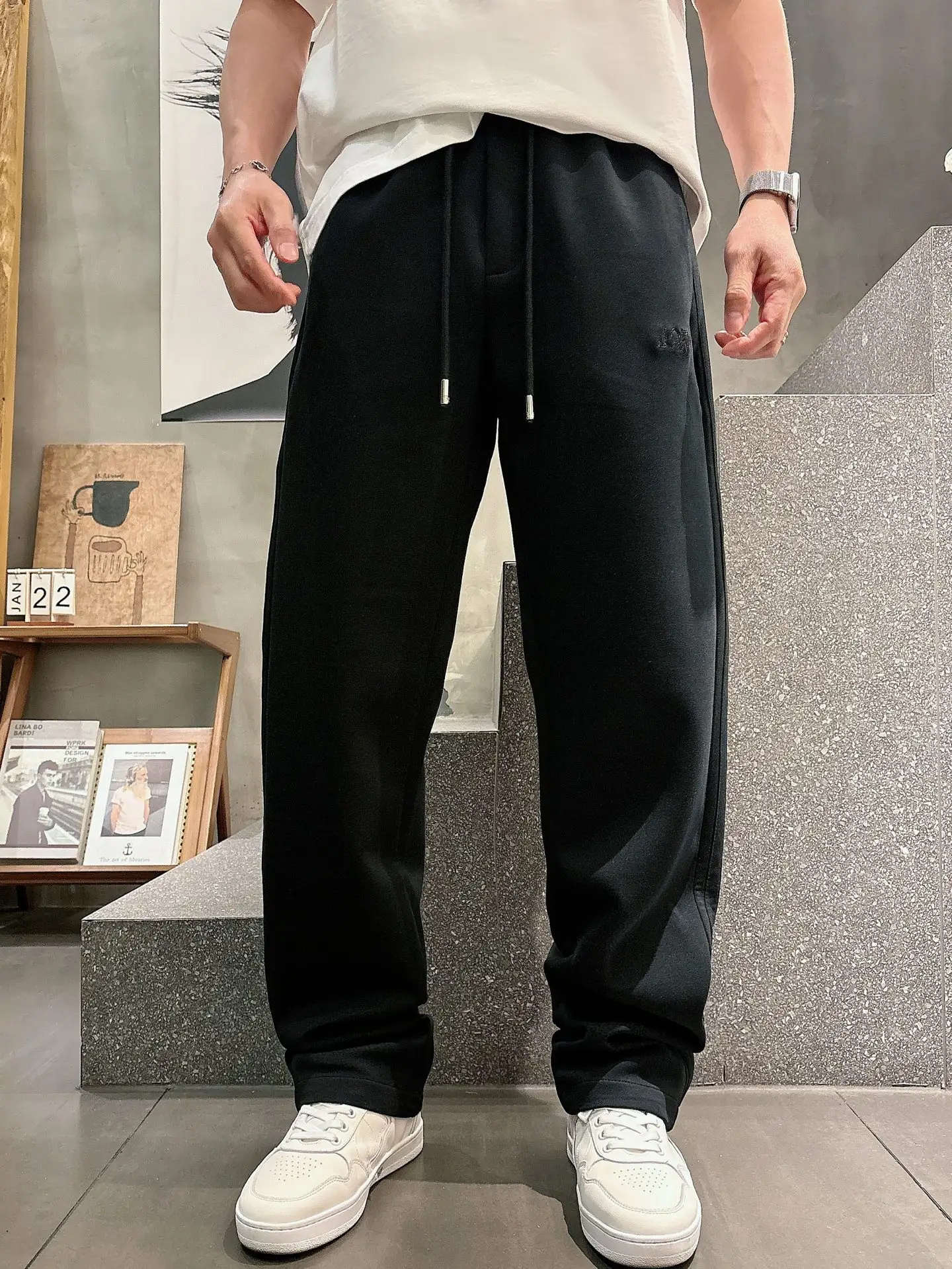 Logo-Embroidered Cotton-Blend Sweatpants D23014245