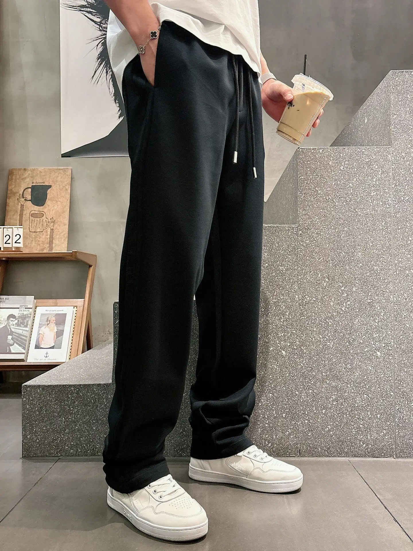 Logo-Embroidered Cotton-Blend Sweatpants D23014245 — view 6