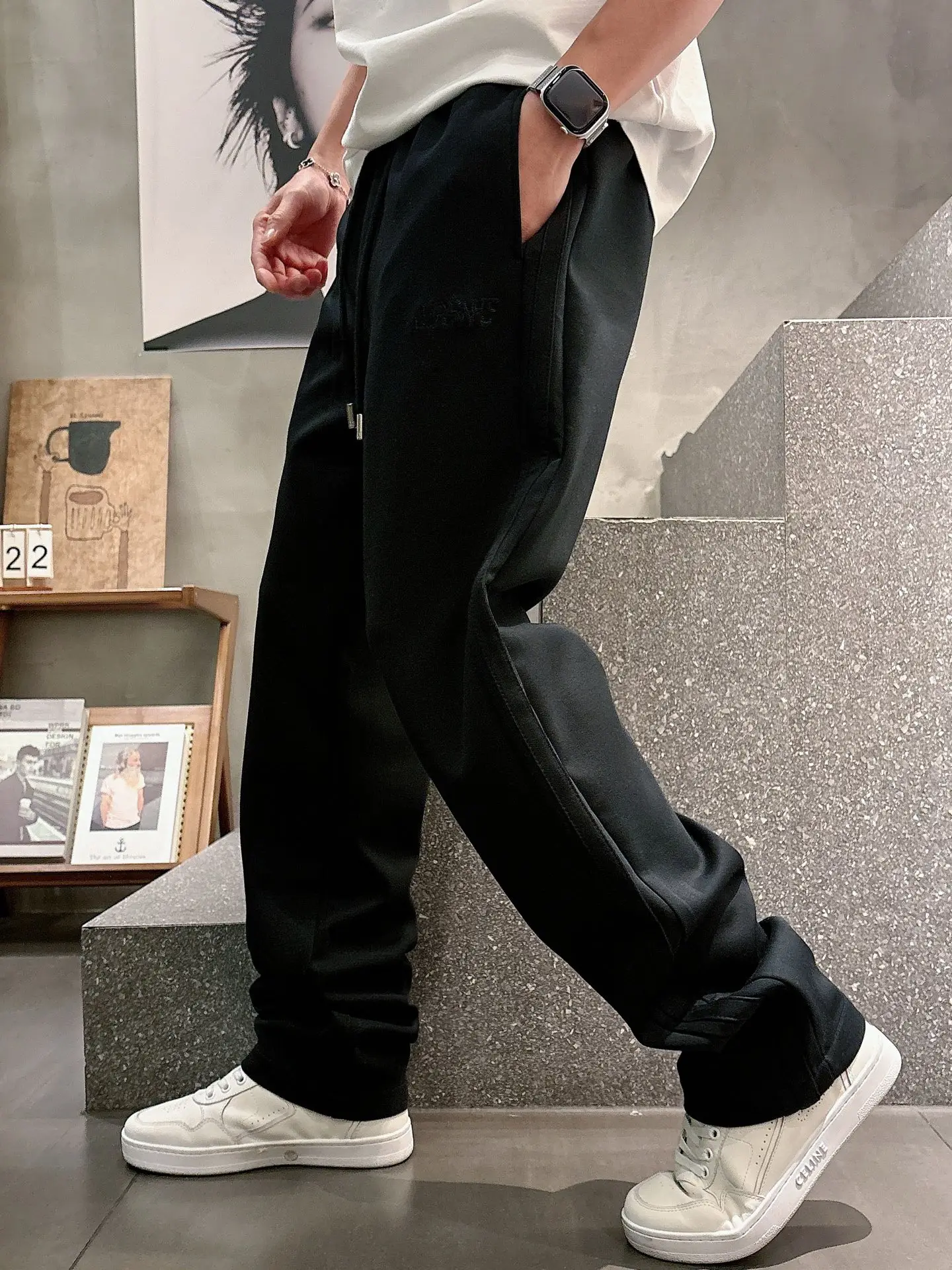Logo-Embroidered Cotton-Blend Sweatpants D23014245 — view 8