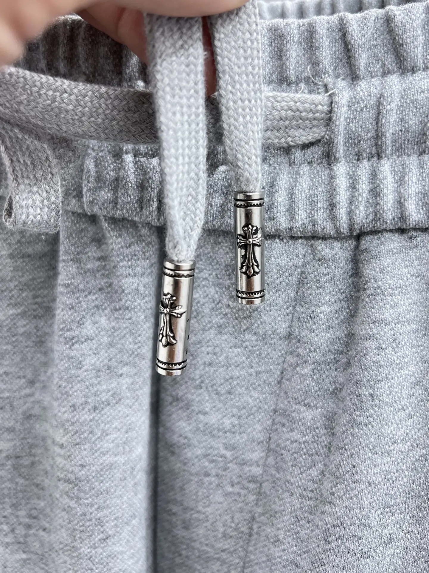 Embroidered Logo Cotton-Blend Sweatpants D23014238 — view 5