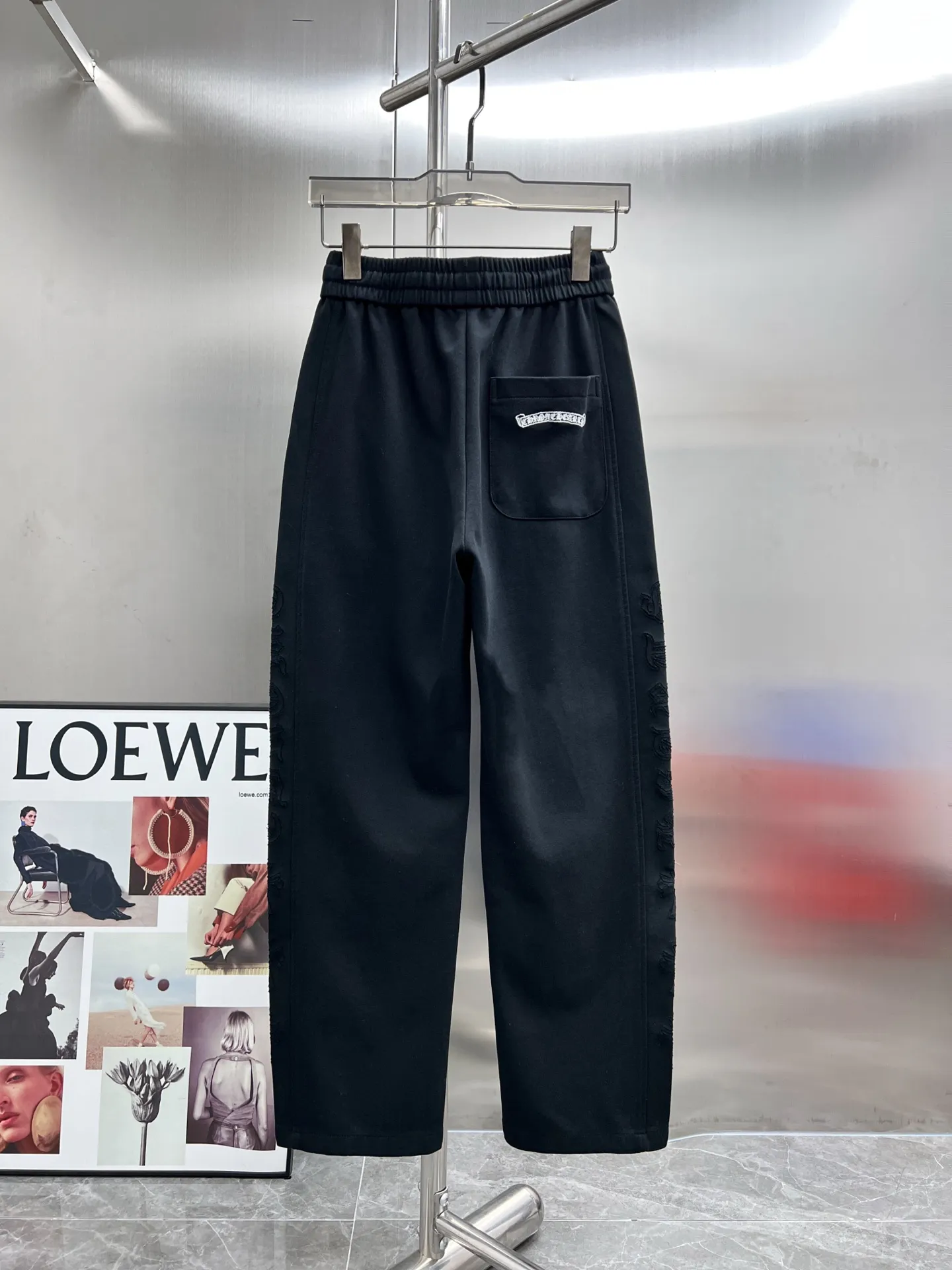 Chrome Hearts Logo Embroidered Sweatpants D23014237 — view 2