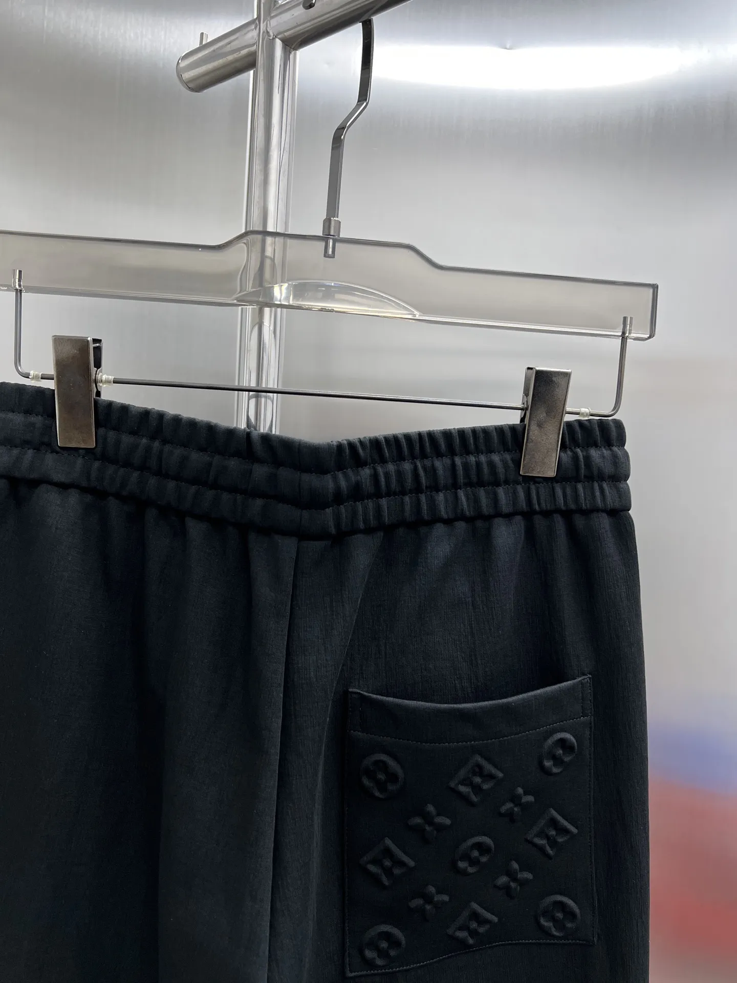 Embossed Logo Drawstring Trousers D22514239 — view 6