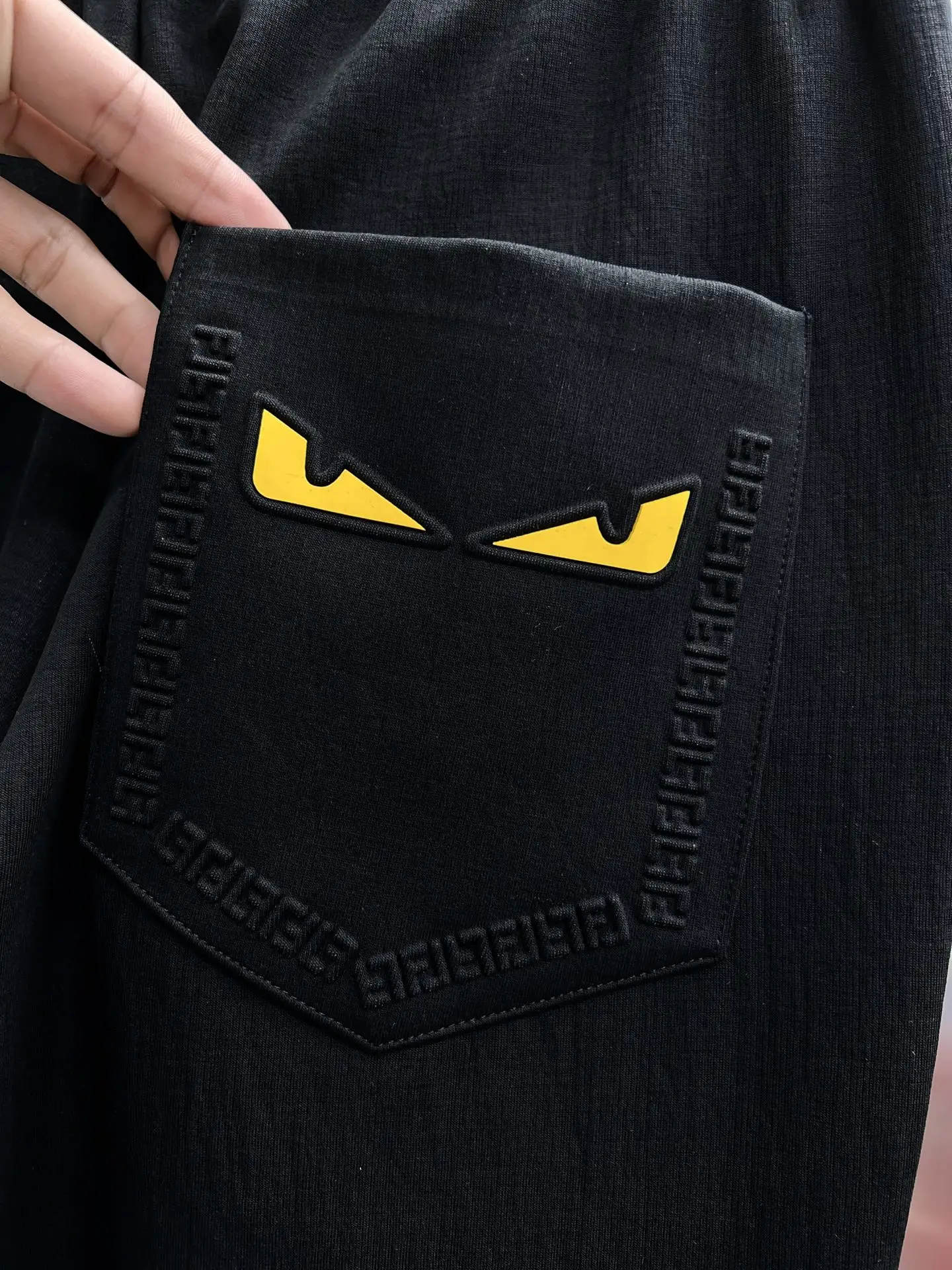 Bag Bugs Embroidered Cotton-Blend Sweatpants D22514233 — view 7