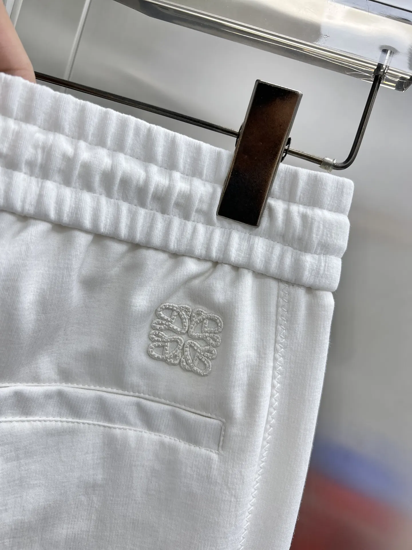 Embroidered Logo Drawstring Sweatpants D22514224 — view 7