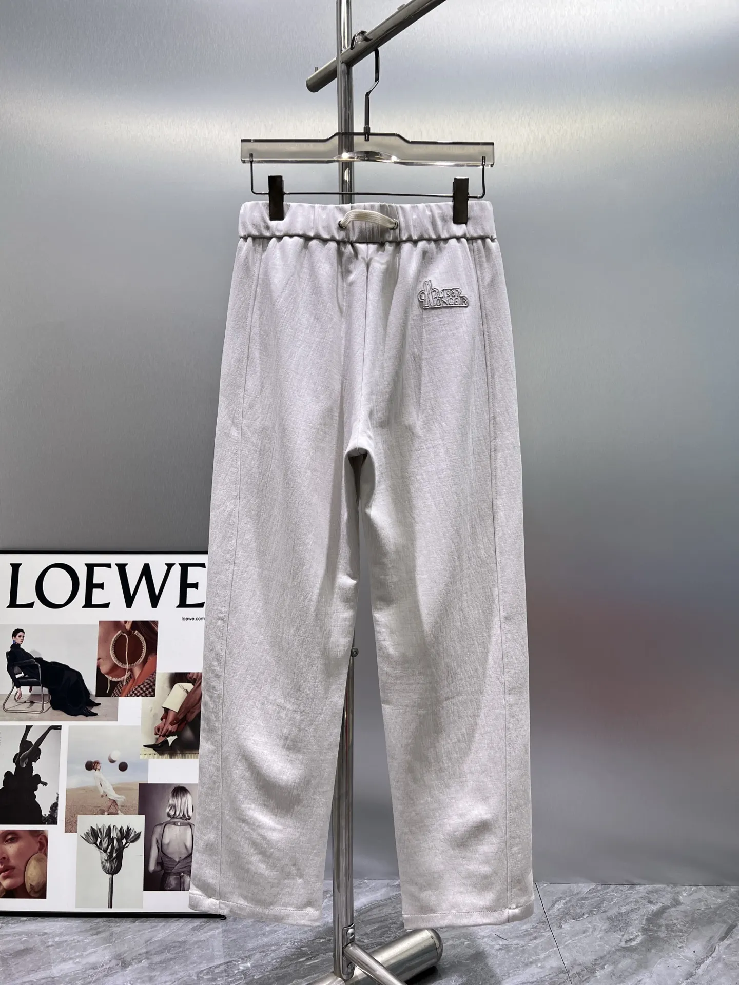 Logo-Embroidered Cotton-Blend Sweatpants D22511959 — view 2