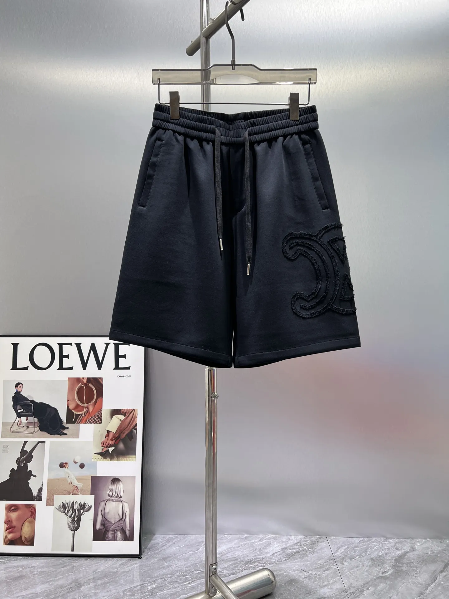 Logo Appliqué Cotton-Jersey Shorts D20012025
