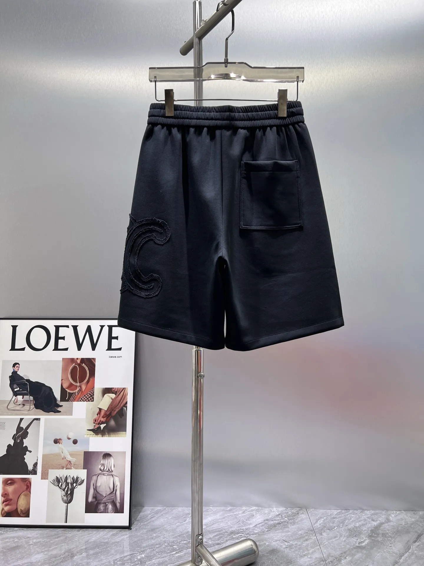 Logo Appliqué Cotton-Jersey Shorts D20012025 — view 2