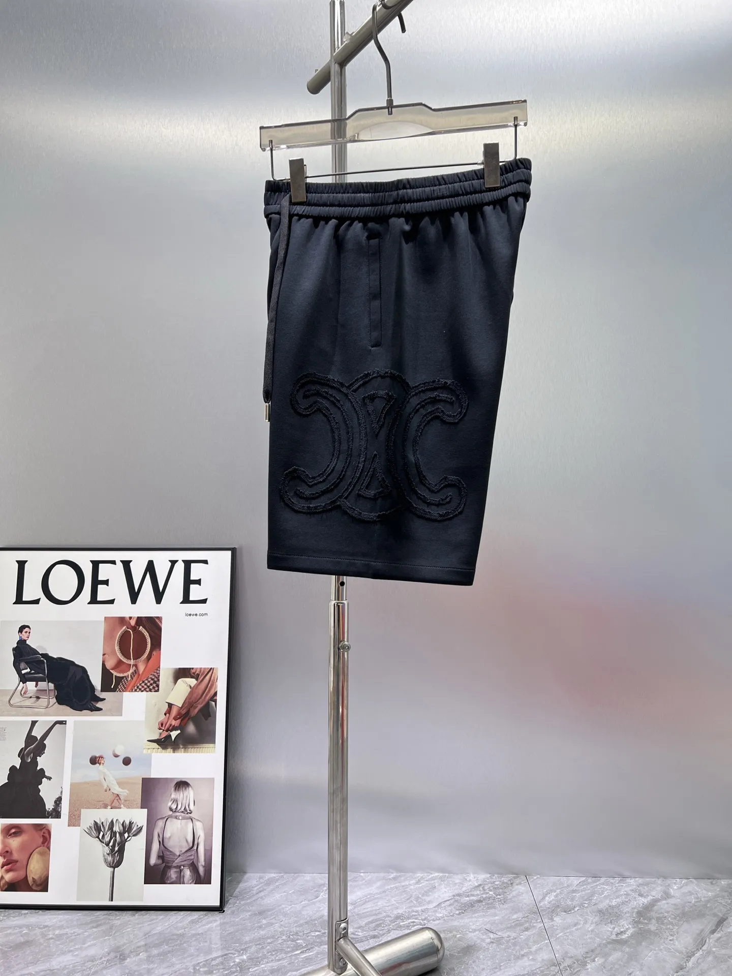 Logo Appliqué Cotton-Jersey Shorts D20012025 — view 3
