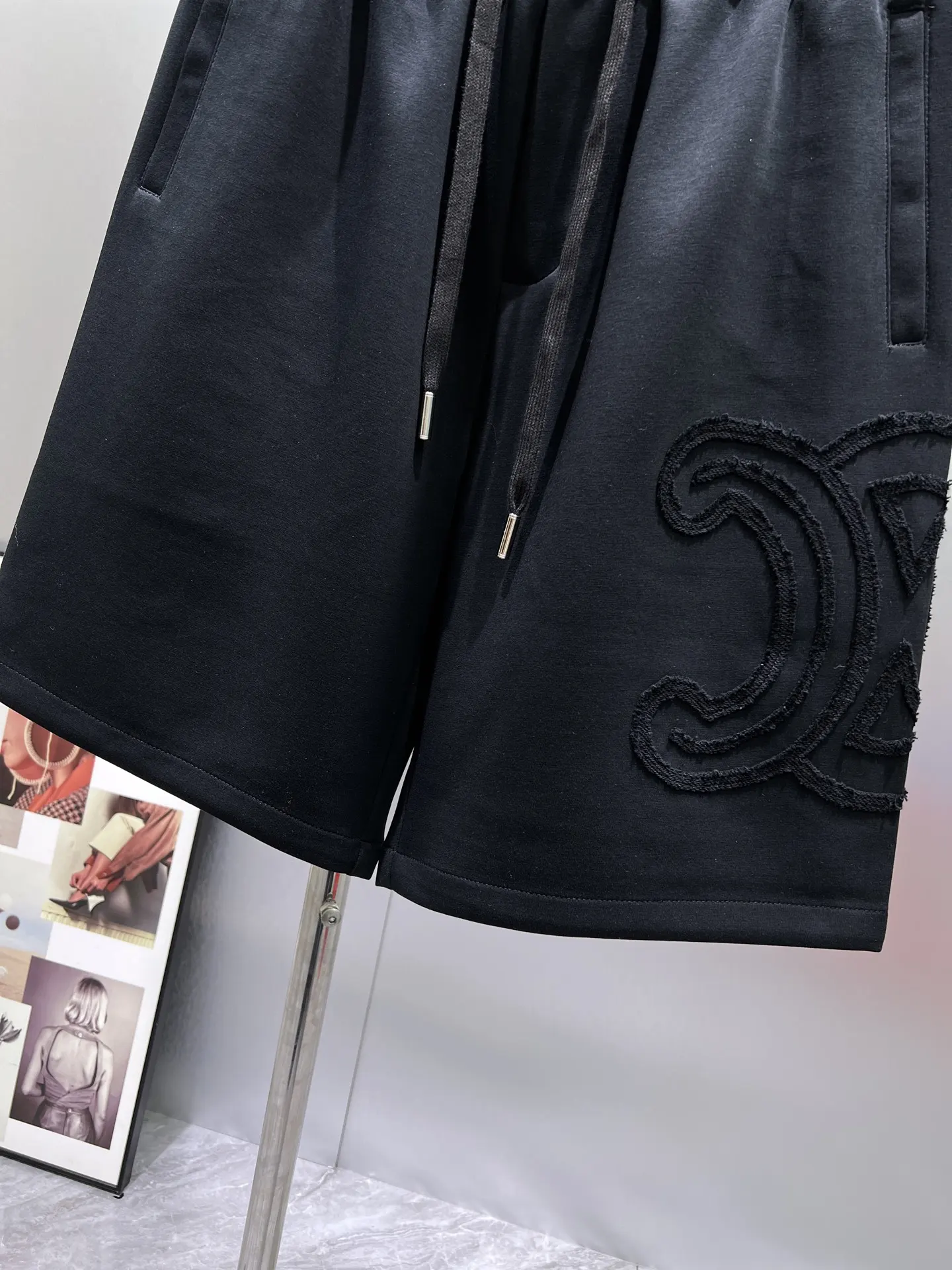 Logo Appliqué Cotton-Jersey Shorts D20012025 — view 5