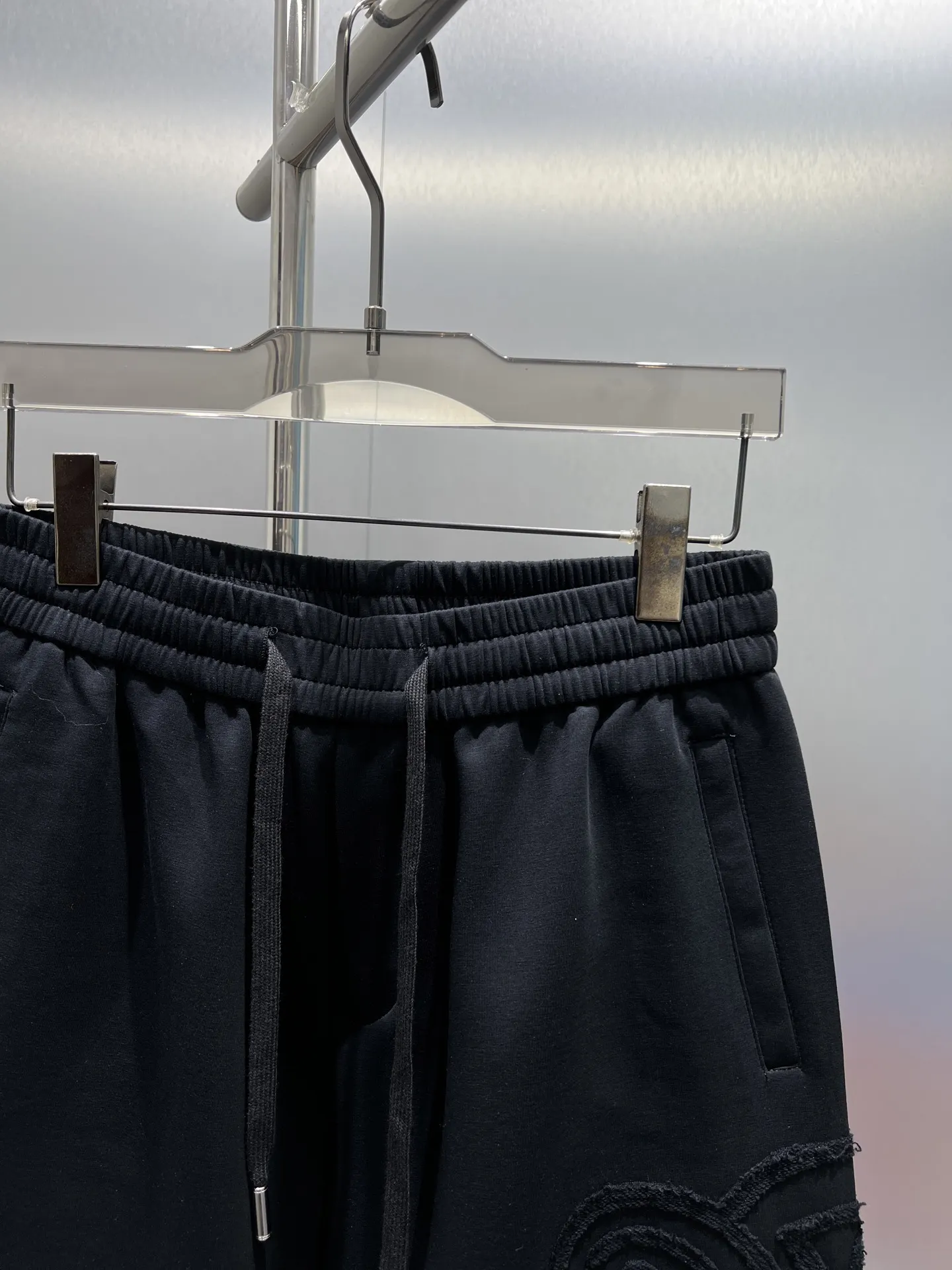 Logo Appliqué Cotton-Jersey Shorts D20012025 — view 6