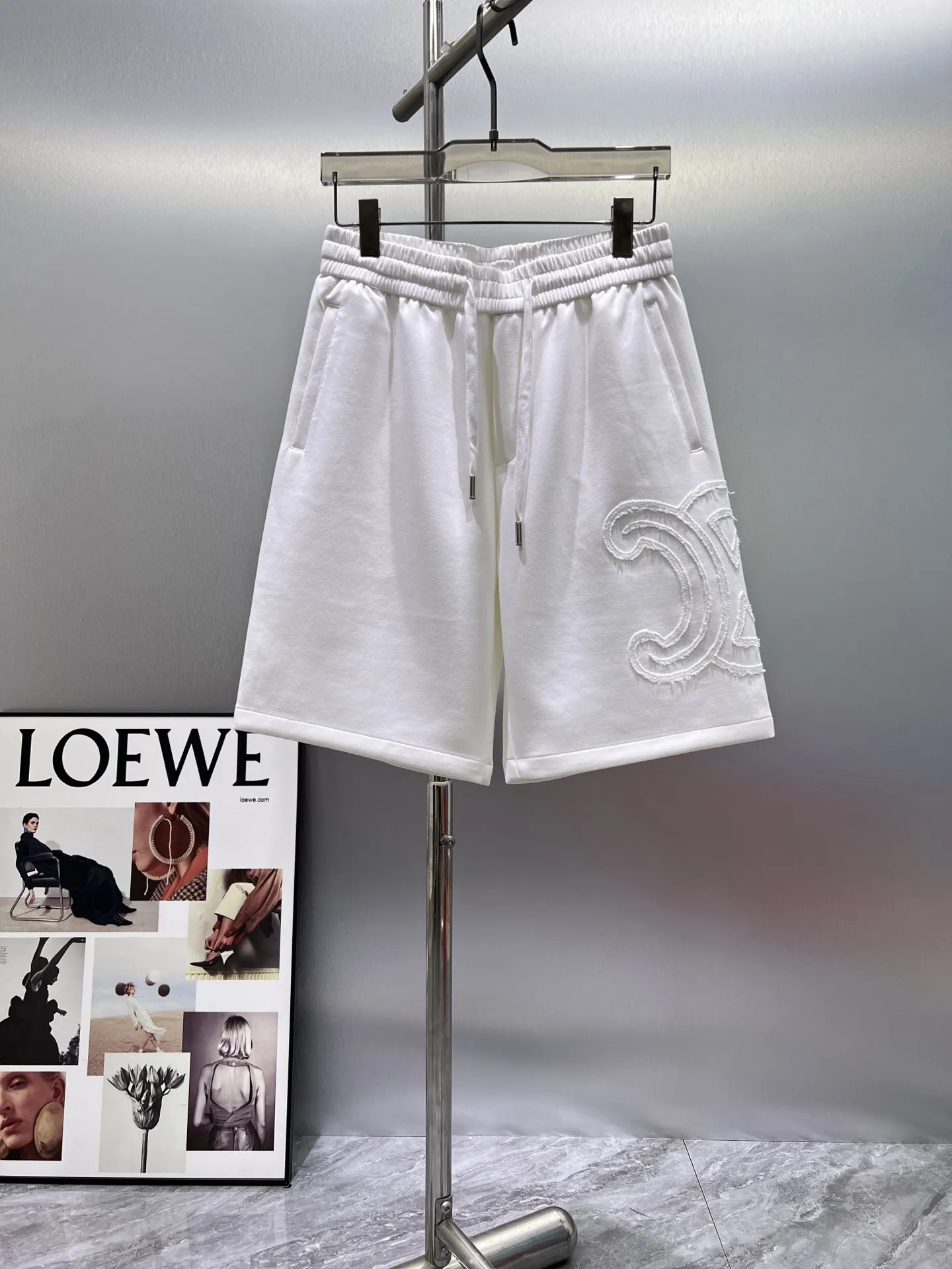 Logo Appliqué Cotton-Jersey Shorts D20012024